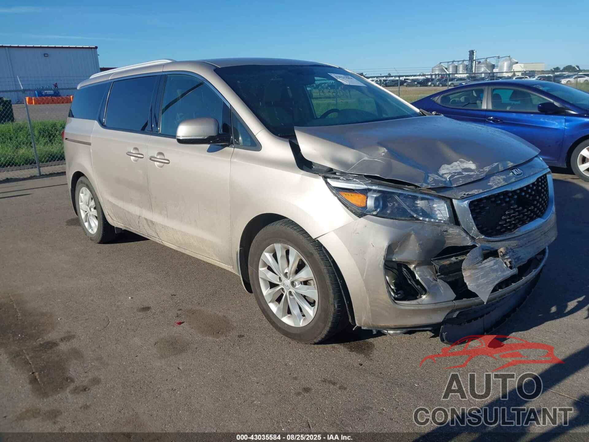 KIA SEDONA 2015 - KNDMC5C19F6025141