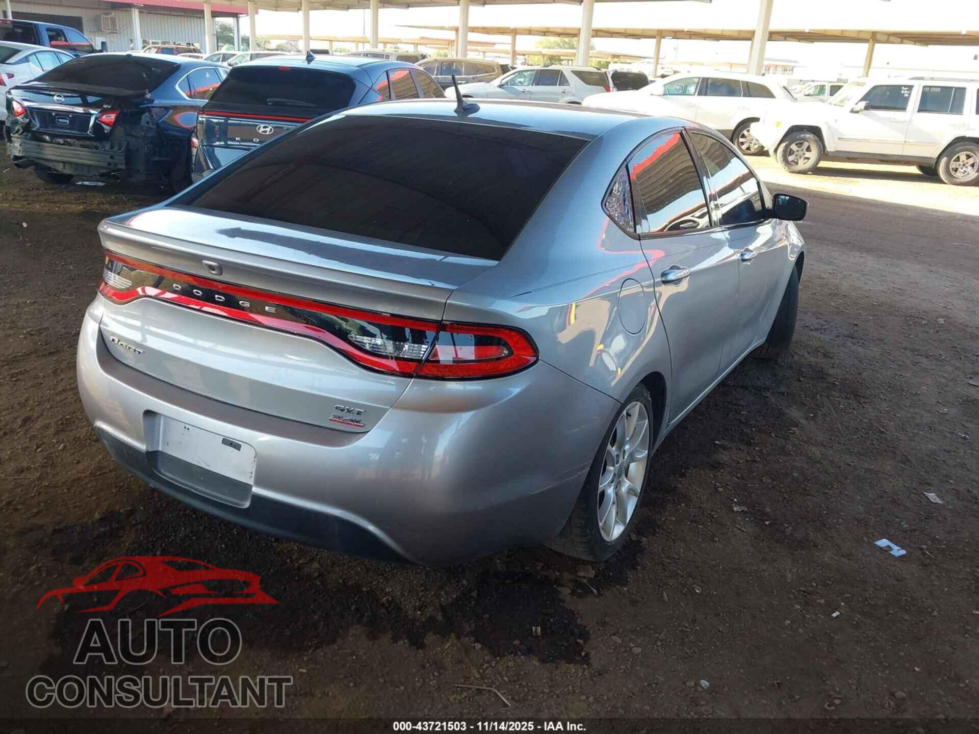 DODGE DART 2014 - 1C3CDFBB5ED742482
