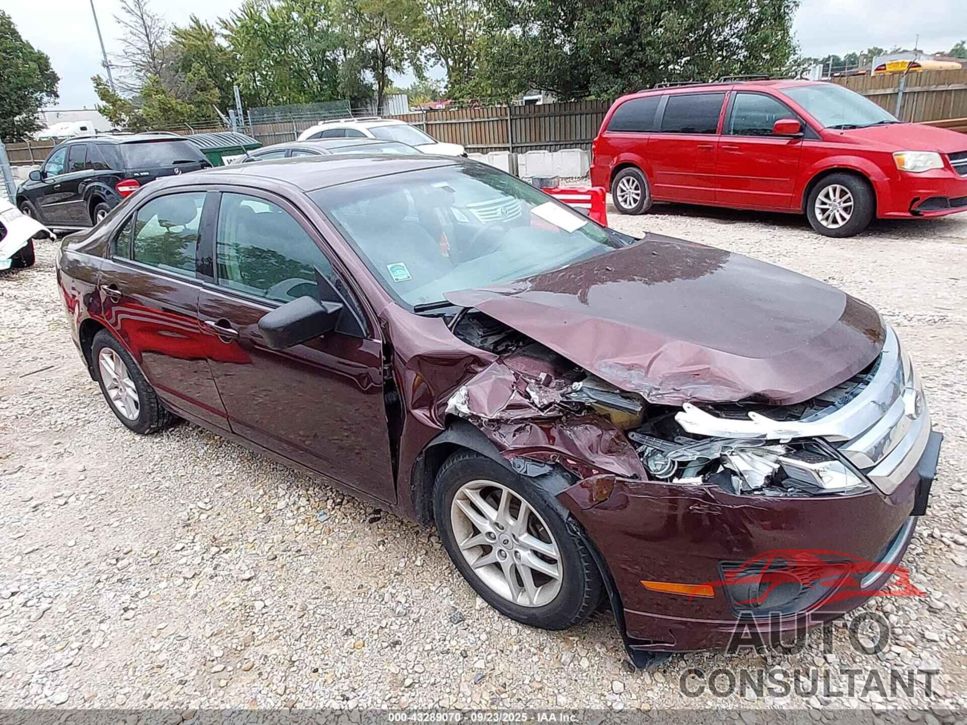 FORD FUSION 2012 - 3FAHP0GA6CR203885