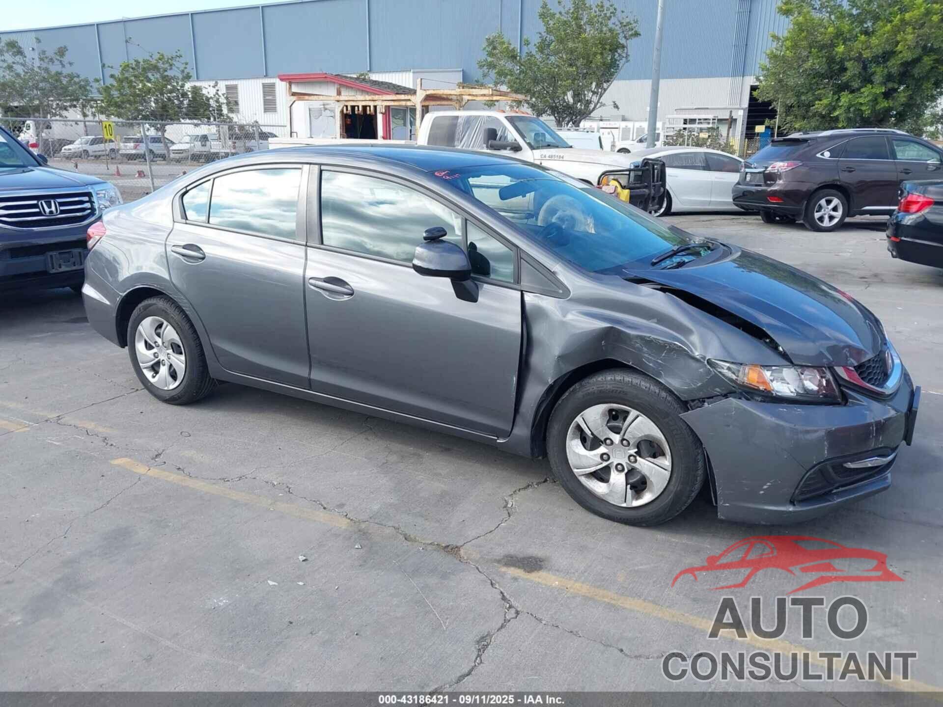 HONDA CIVIC 2013 - 19XFB2F5XDE278761