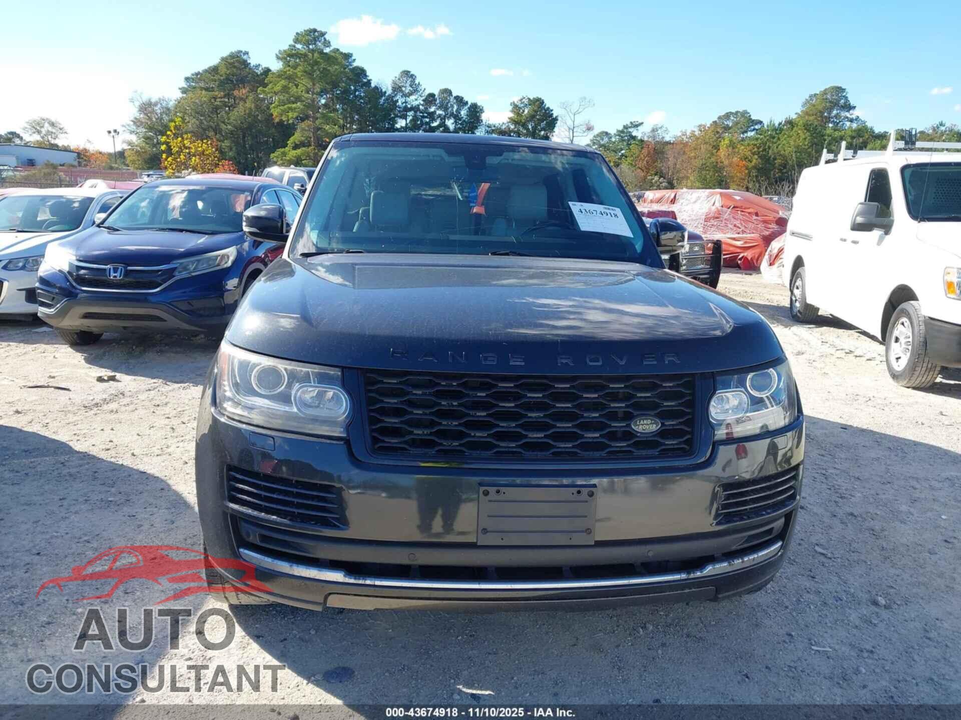 LAND ROVER RANGE ROVER 2015 - SALGS2VFXFA233137