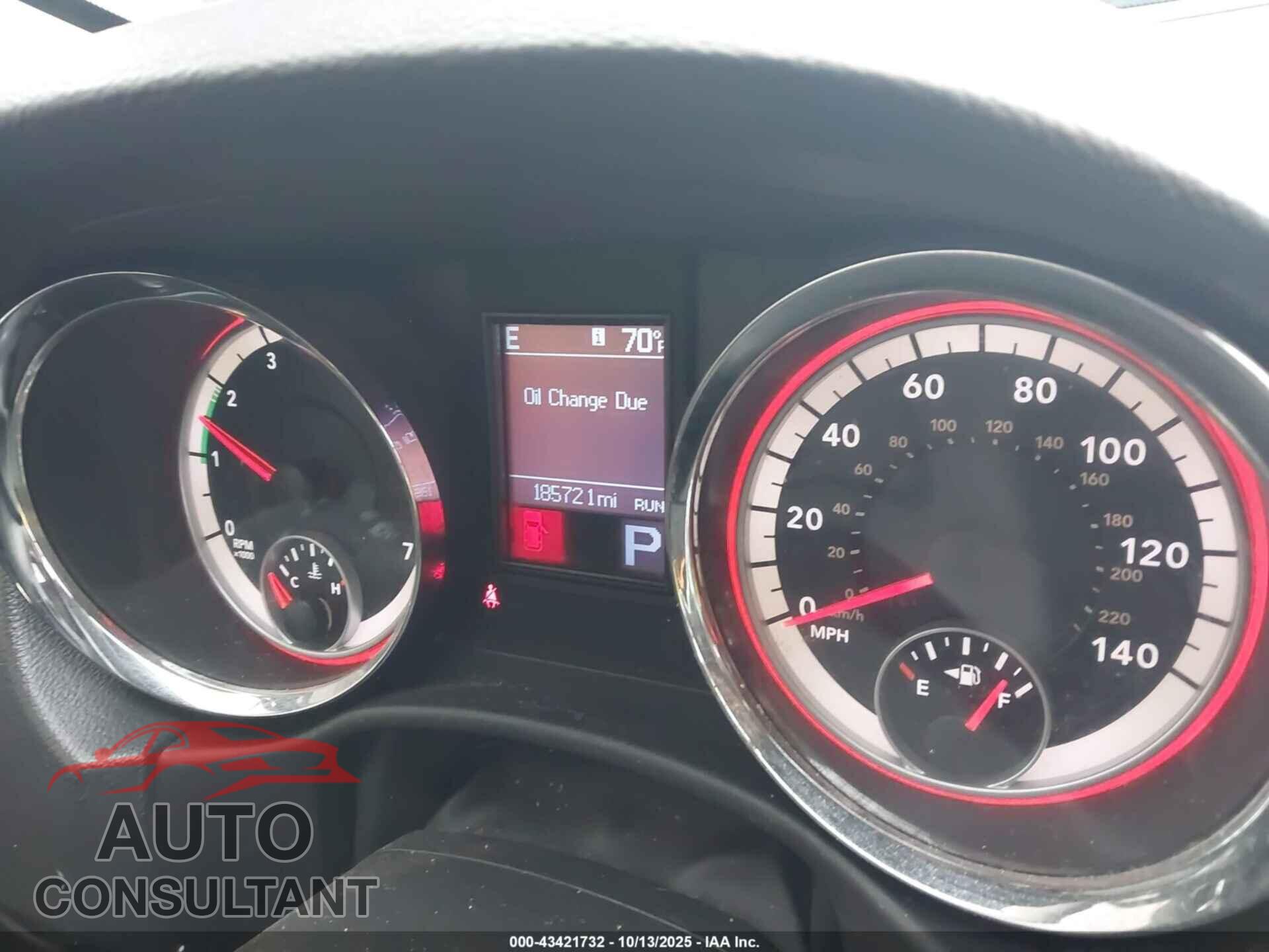 DODGE DURANGO 2011 - 1D4RE2GG1BC733914