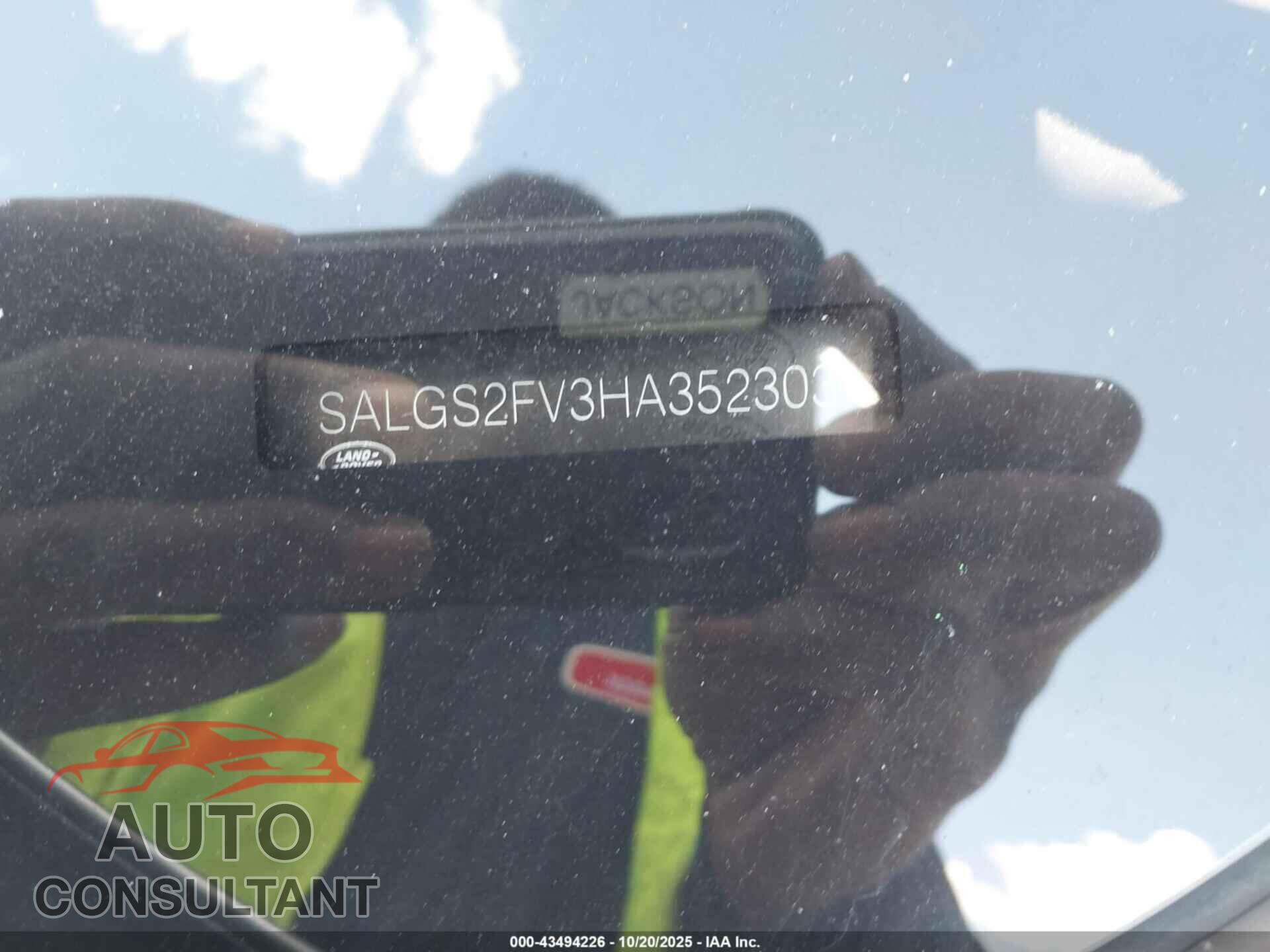 LAND ROVER RANGE ROVER 2017 - SALGS2FV3HA352303