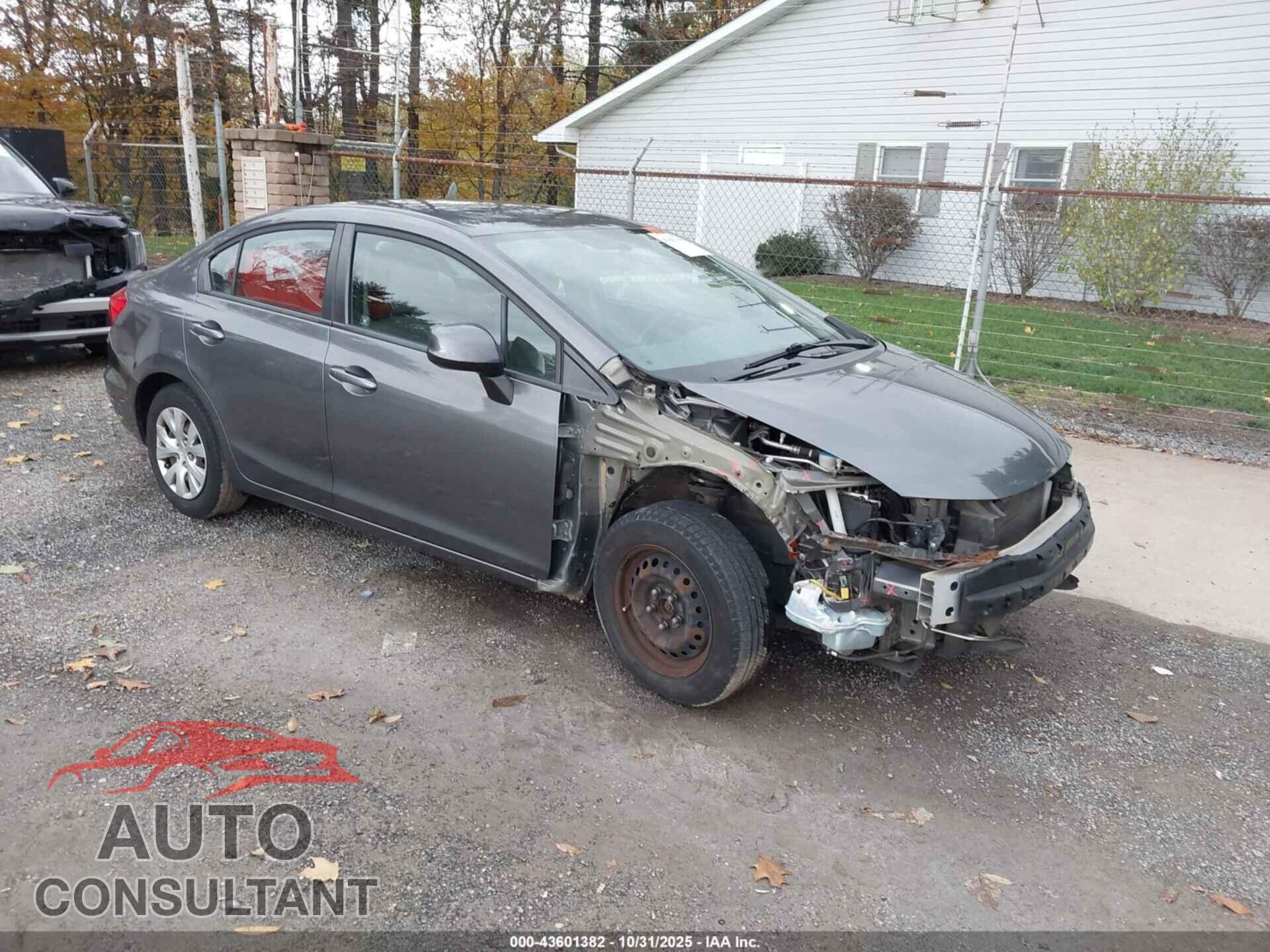 HONDA CIVIC 2012 - 19XFB2F58CE024867