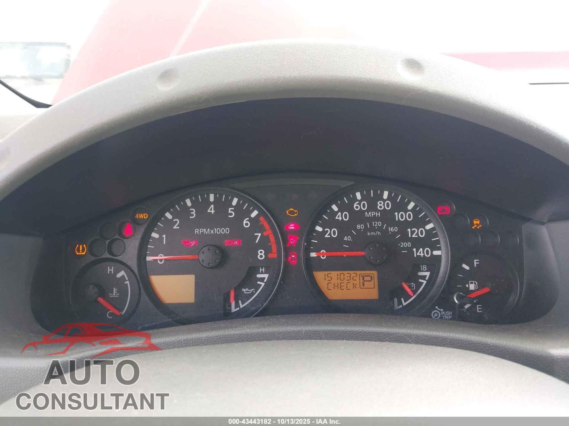 NISSAN FRONTIER 2017 - 1N6AD0EV3HN732566