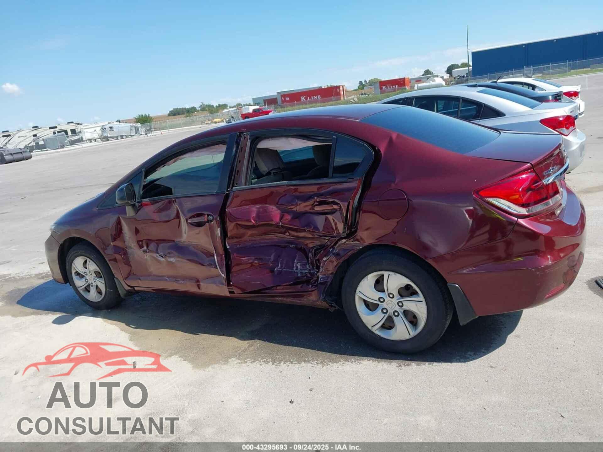 HONDA CIVIC 2013 - 19XFB2F5XDE054258