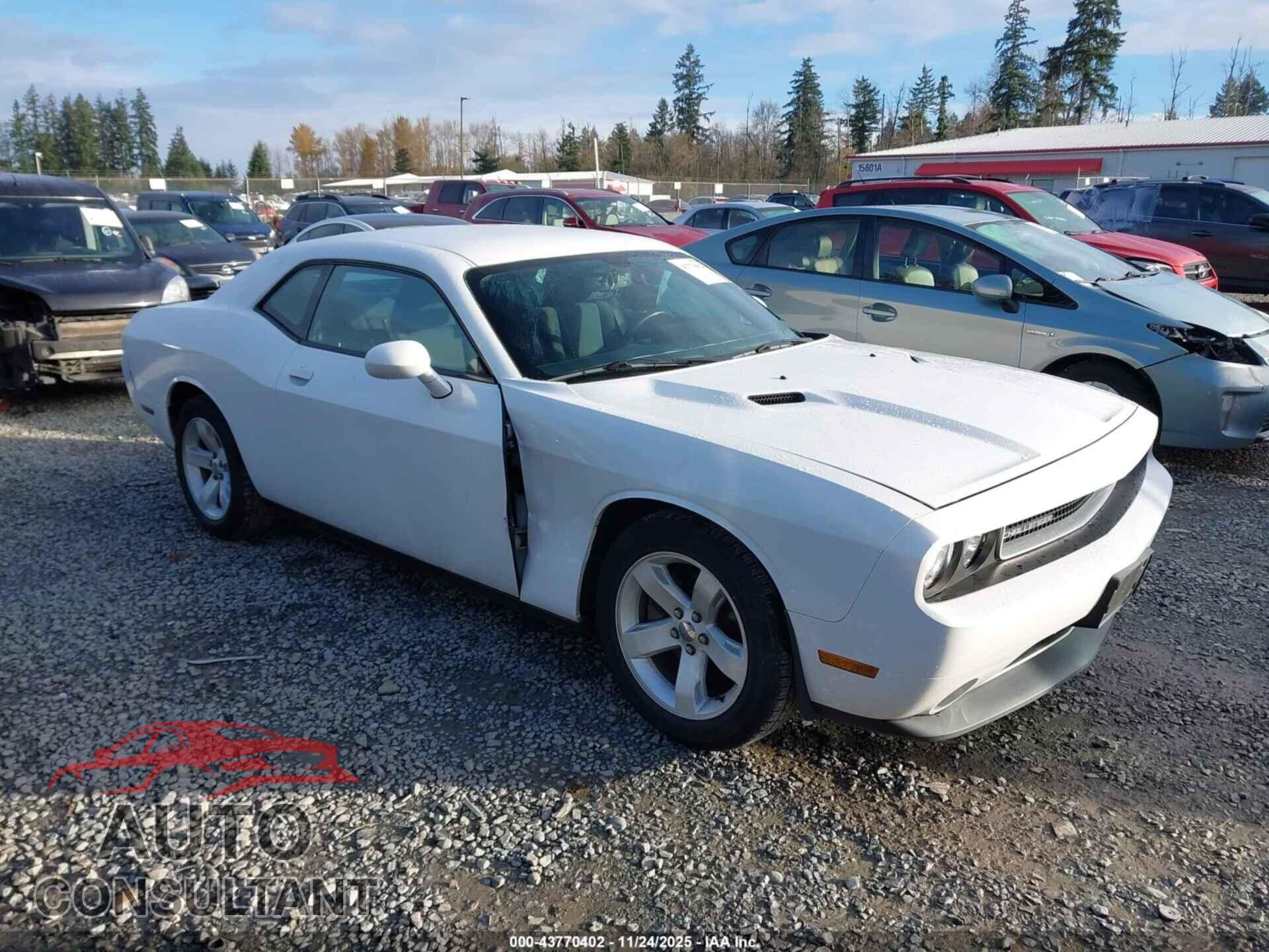 DODGE CHALLENGER 2012 - 2C3CDYAG2CH257564