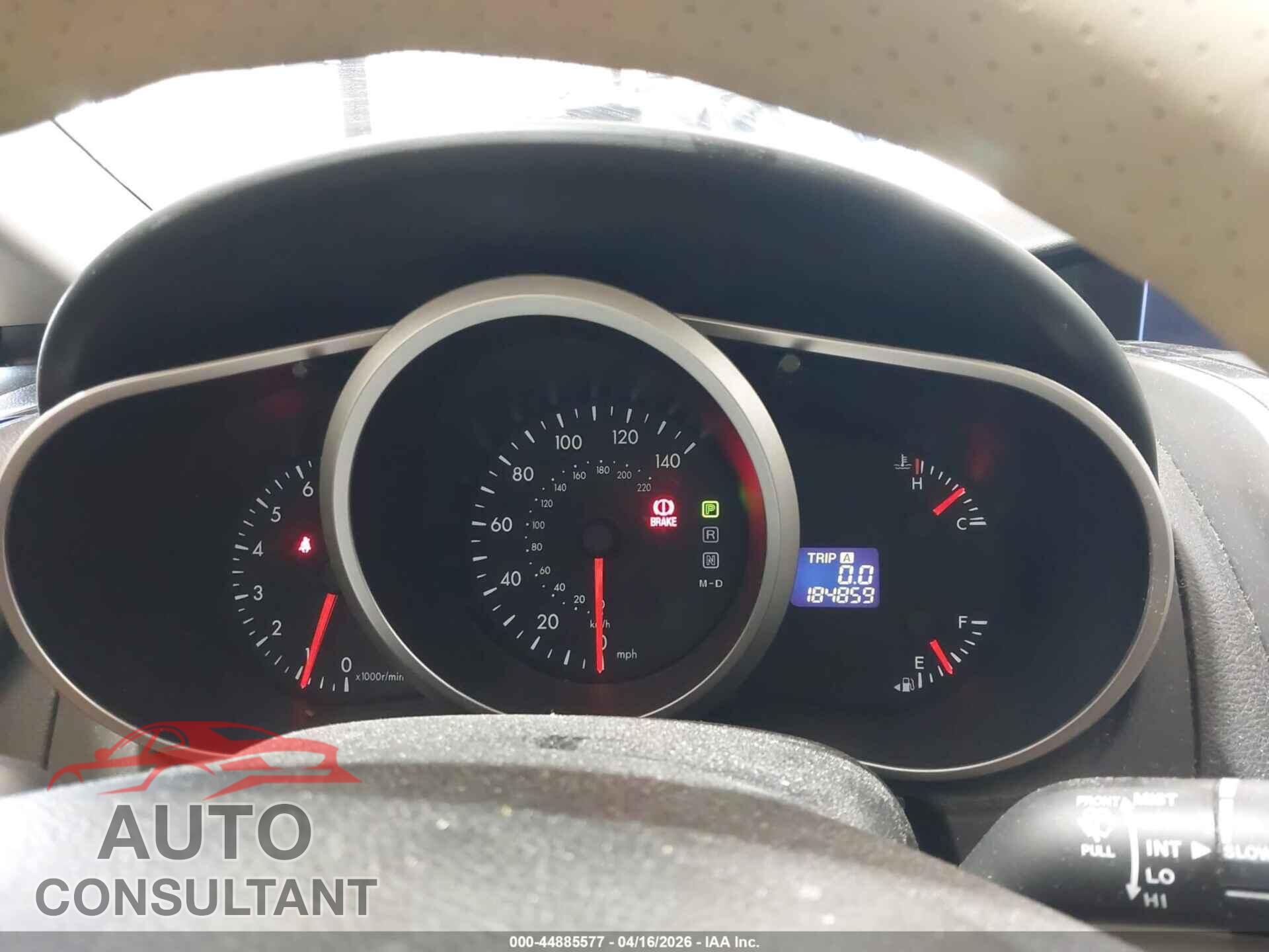 MAZDA CX-7 2010 - JM3ER2W52A0337286