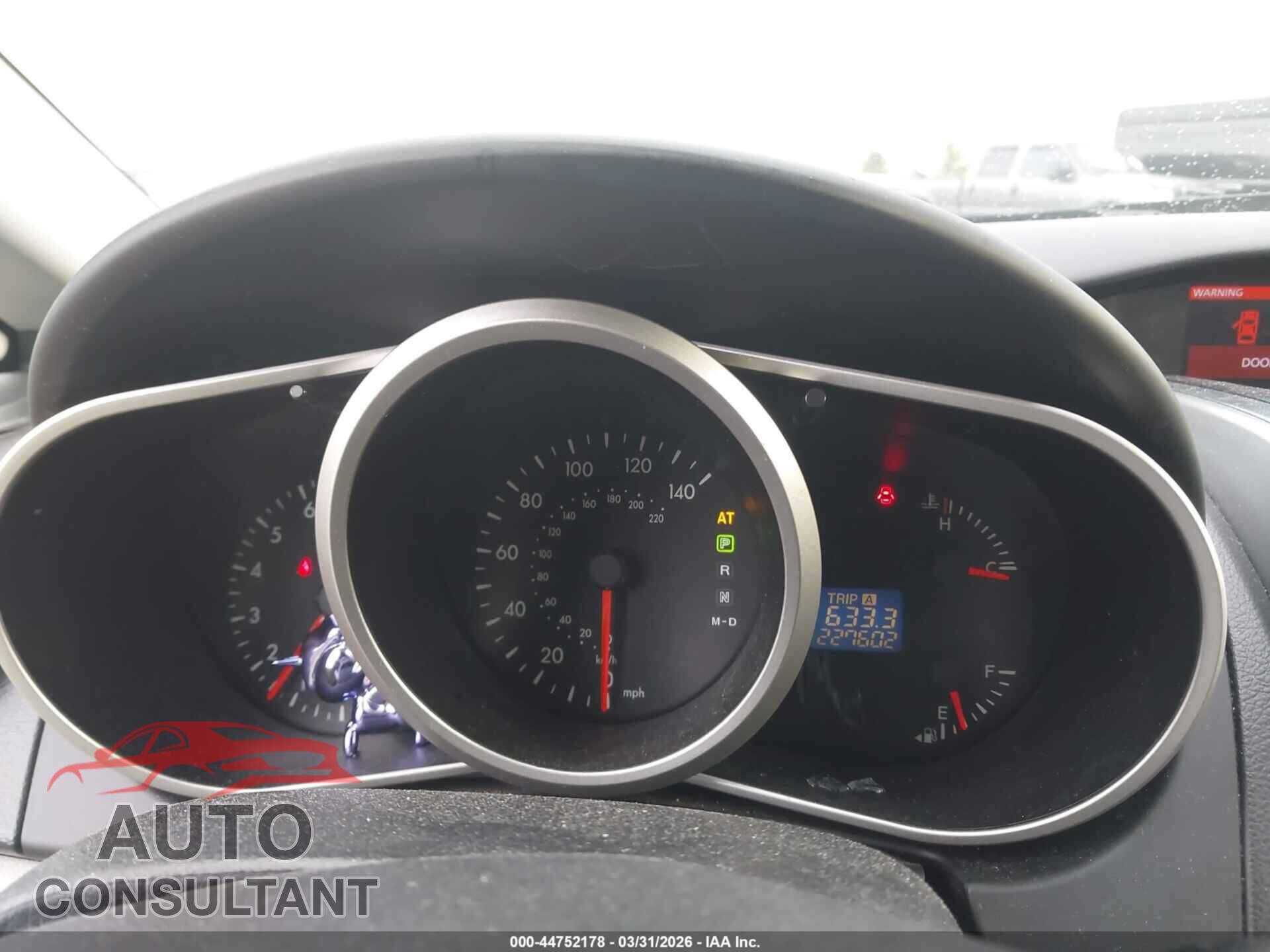 MAZDA CX-7 2011 - JM3ER2B51B0403009
