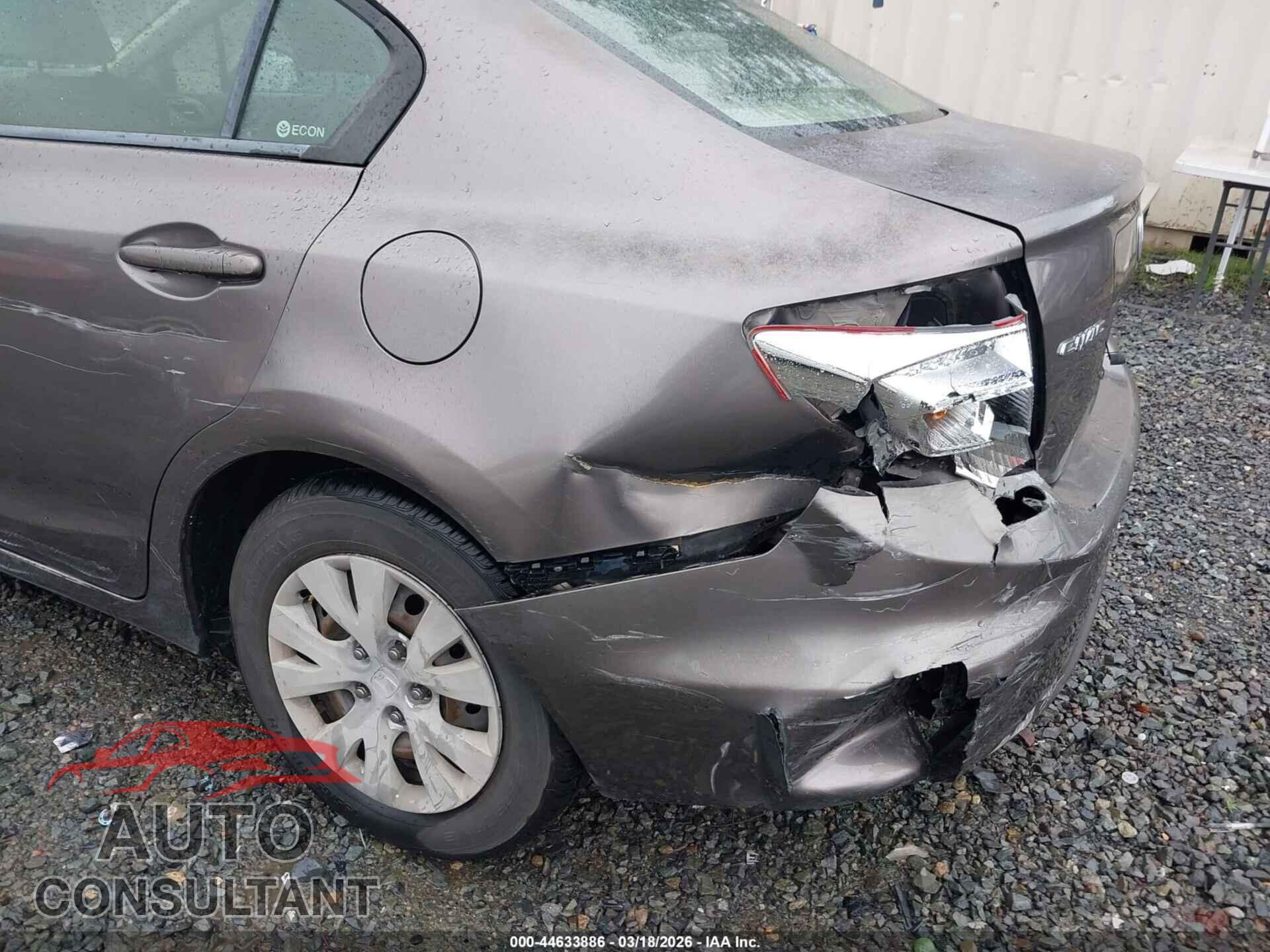 HONDA CIVIC 2012 - JHMFB2F54CS005454