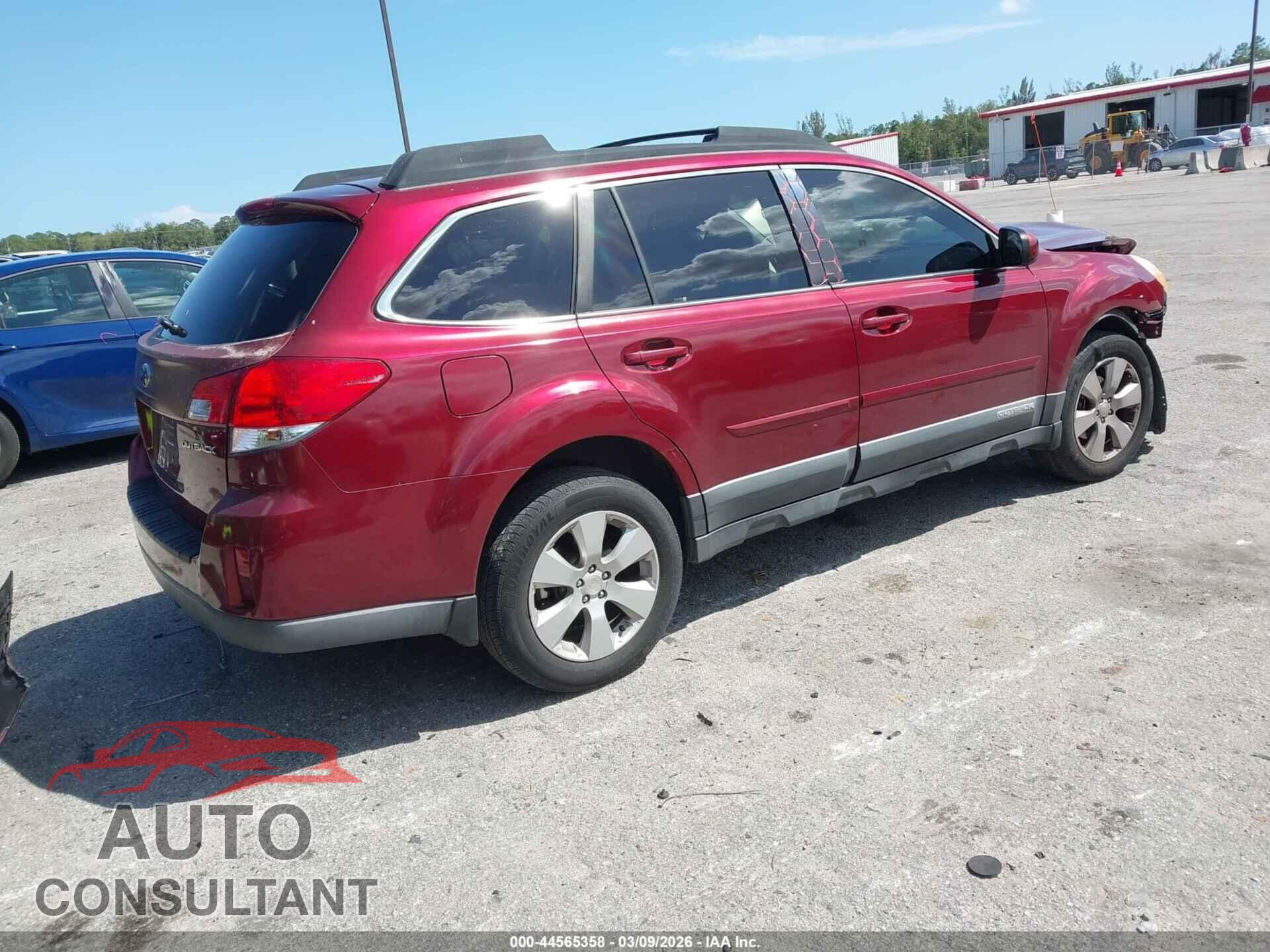 SUBARU OUTBACK 2012 - 4S4BRCBC0C3211544