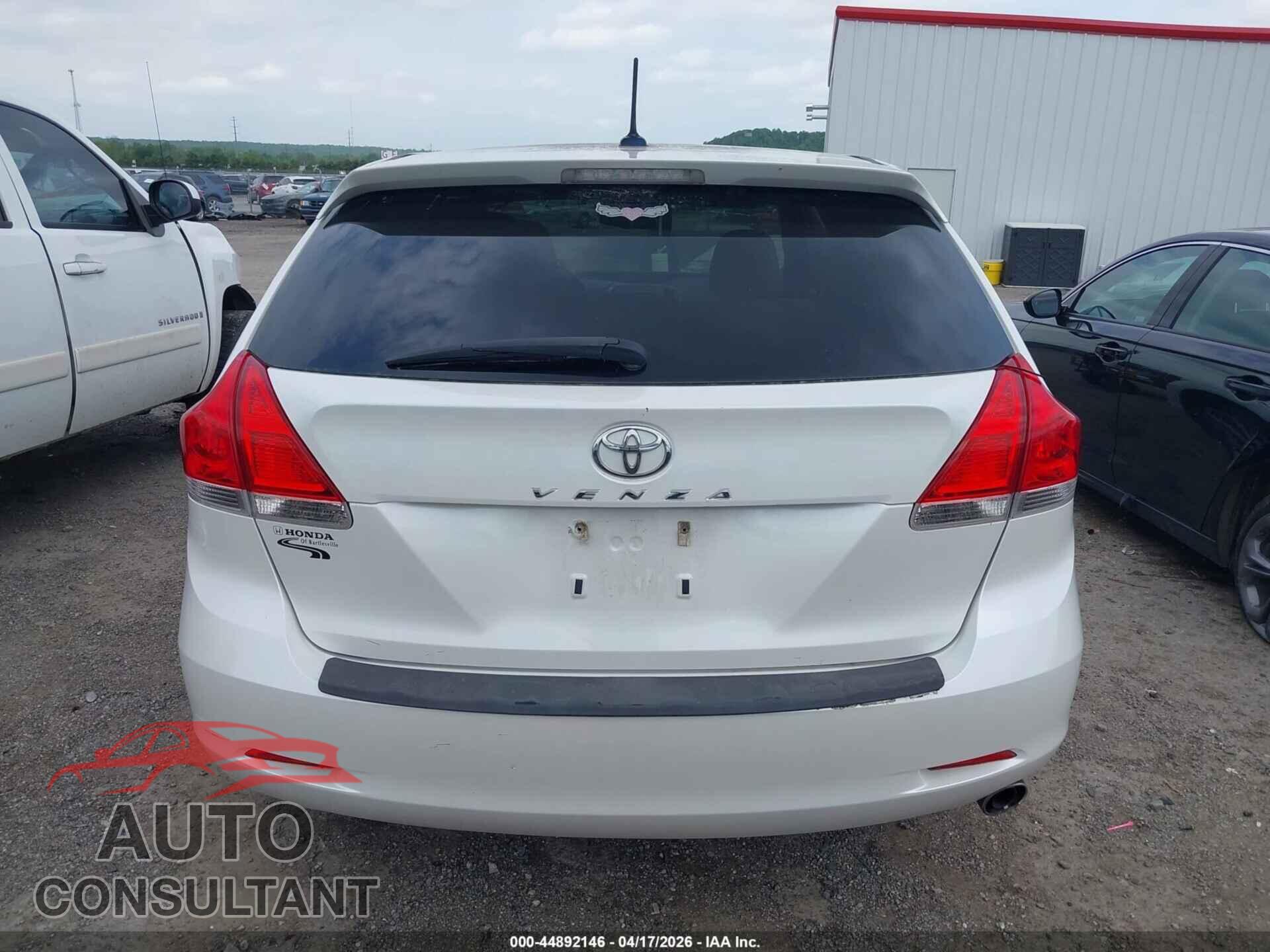 TOYOTA VENZA 2009 - 4T3ZE11A09U010591