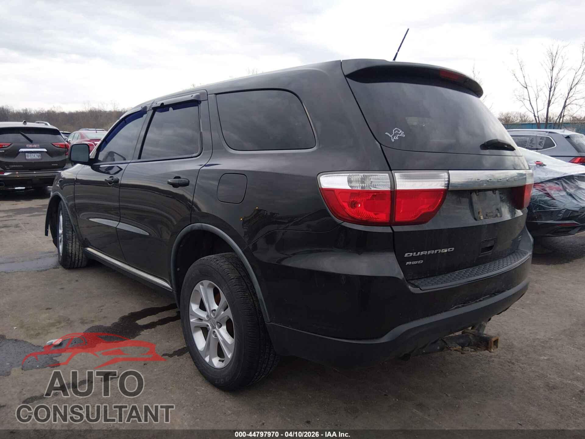 DODGE DURANGO 2012 - 1C4RDJAG8CC104235