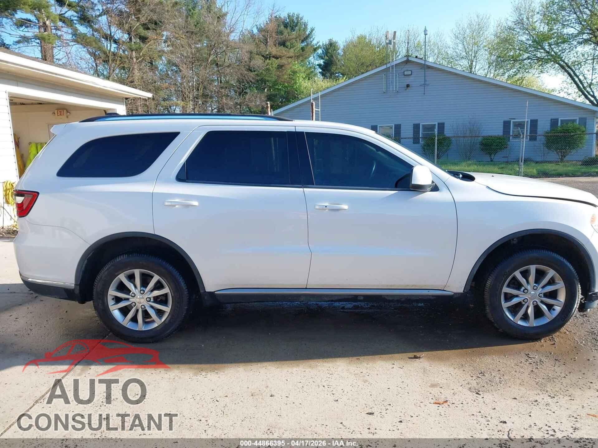DODGE DURANGO 2017 - 1C4RDJAG2HC833905