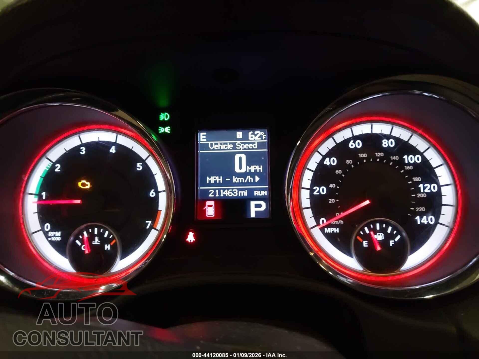 DODGE DURANGO 2011 - 1D4RE2GG8BC746563