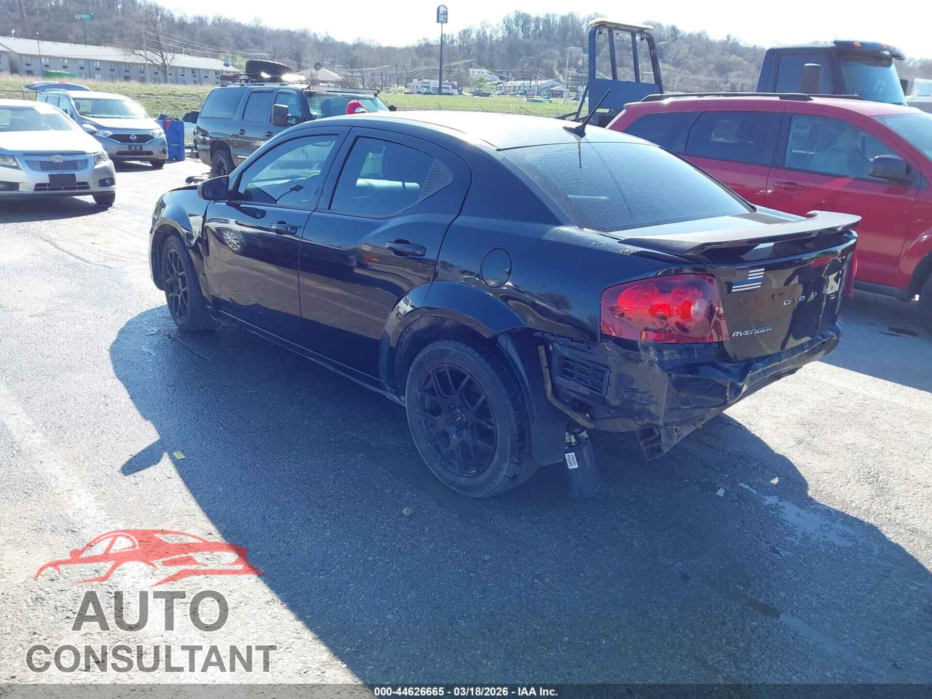 DODGE AVENGER 2012 - 1C3CDZAB6CN311370