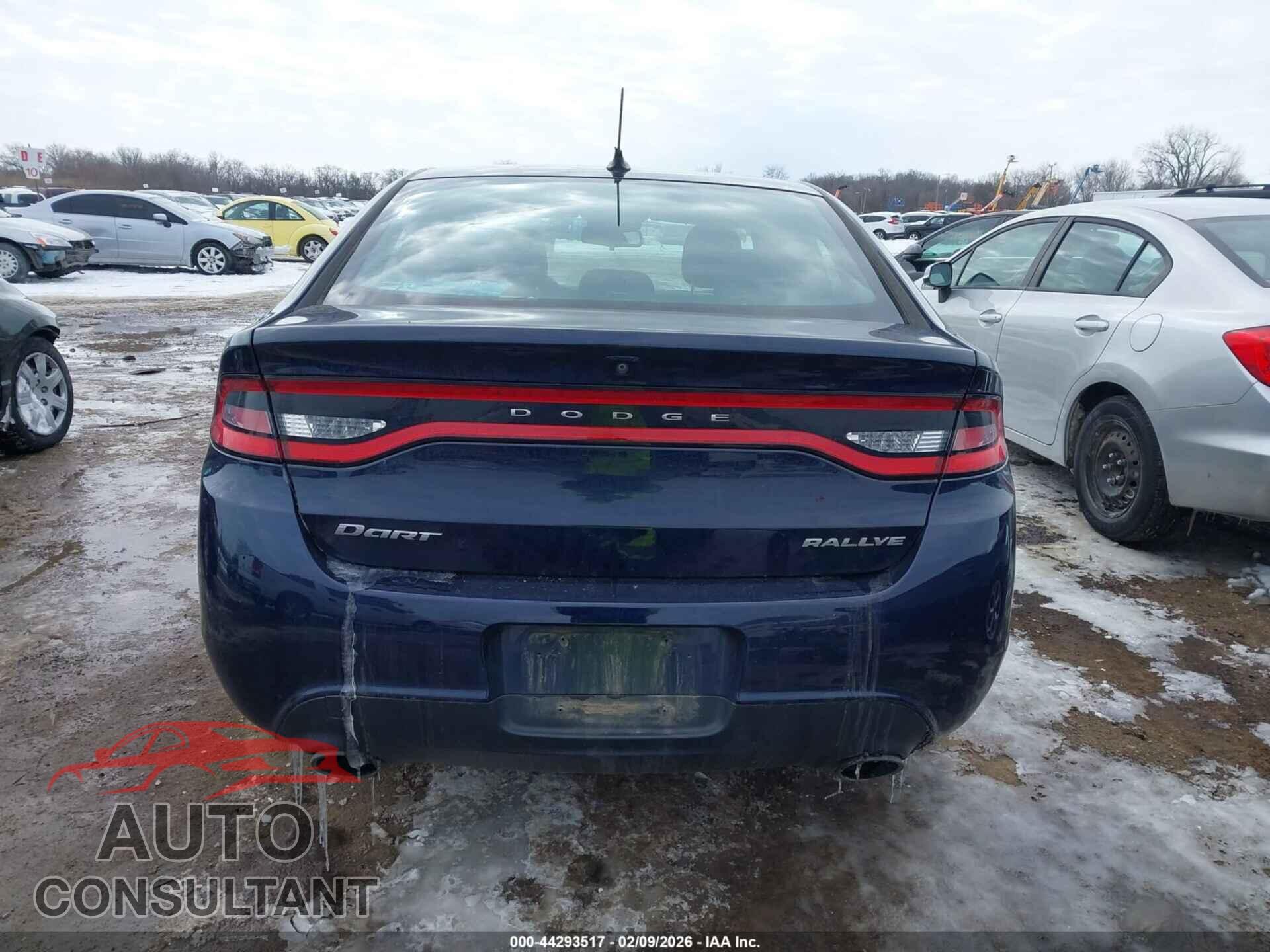 DODGE DART 2015 - 1C3CDFBB0FD141627
