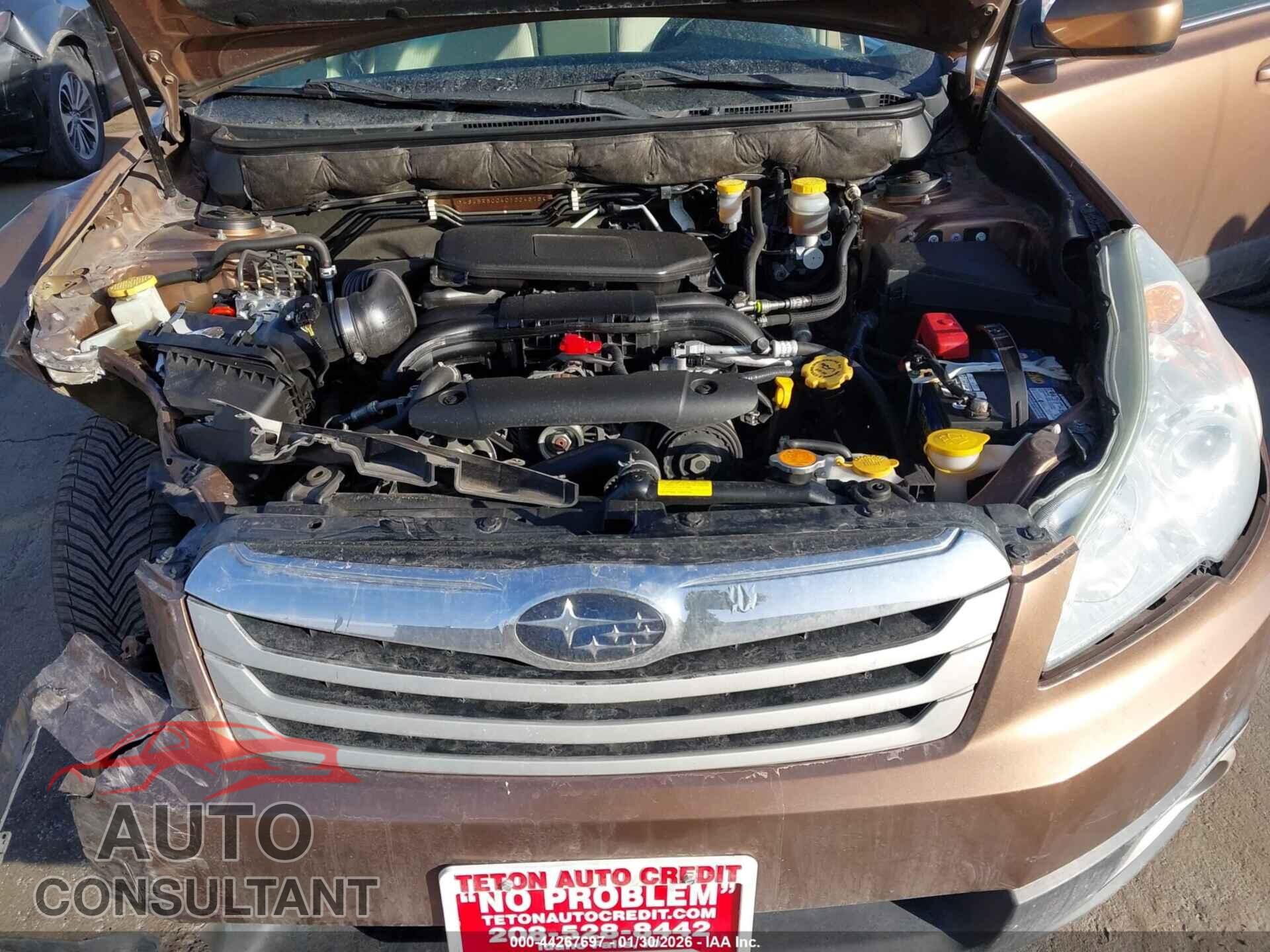 SUBARU OUTBACK 2012 - 4S4BRBCC4C1224575
