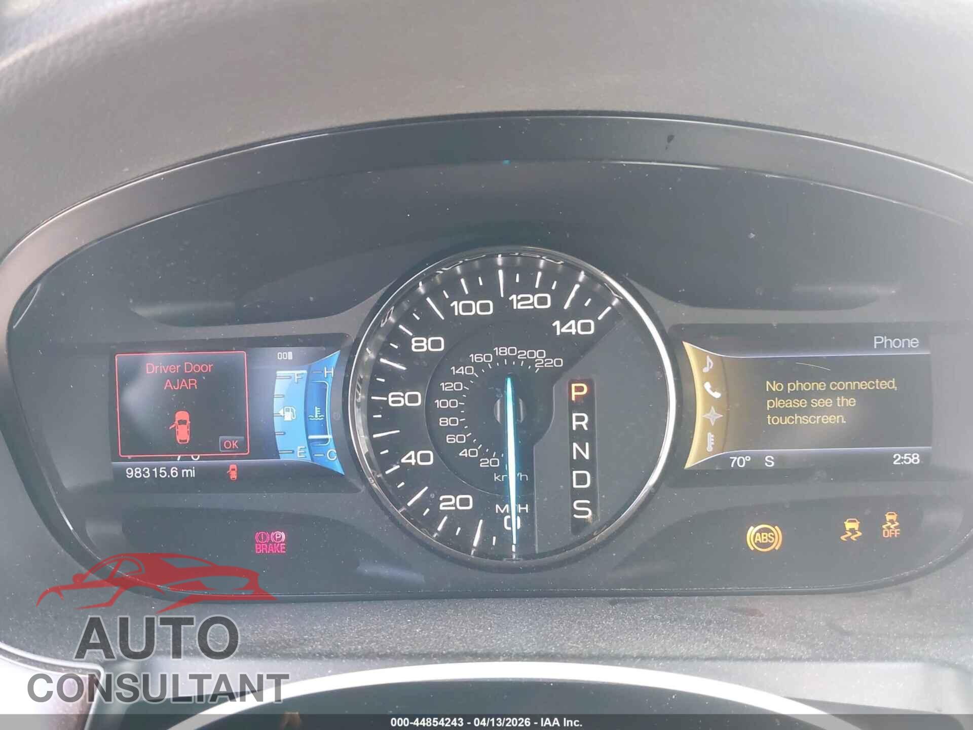 FORD EDGE 2013 - 2FMDK3KC1DBA48577