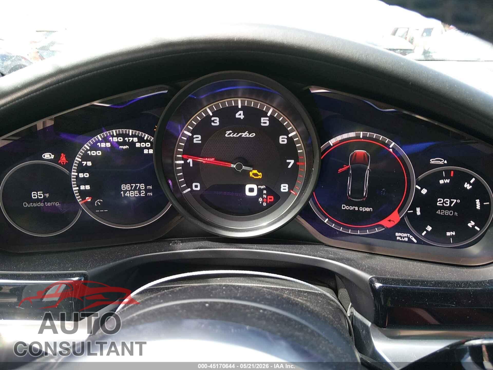 PORSCHE PANAMERA 2017 - WP0AF2A70HL151926