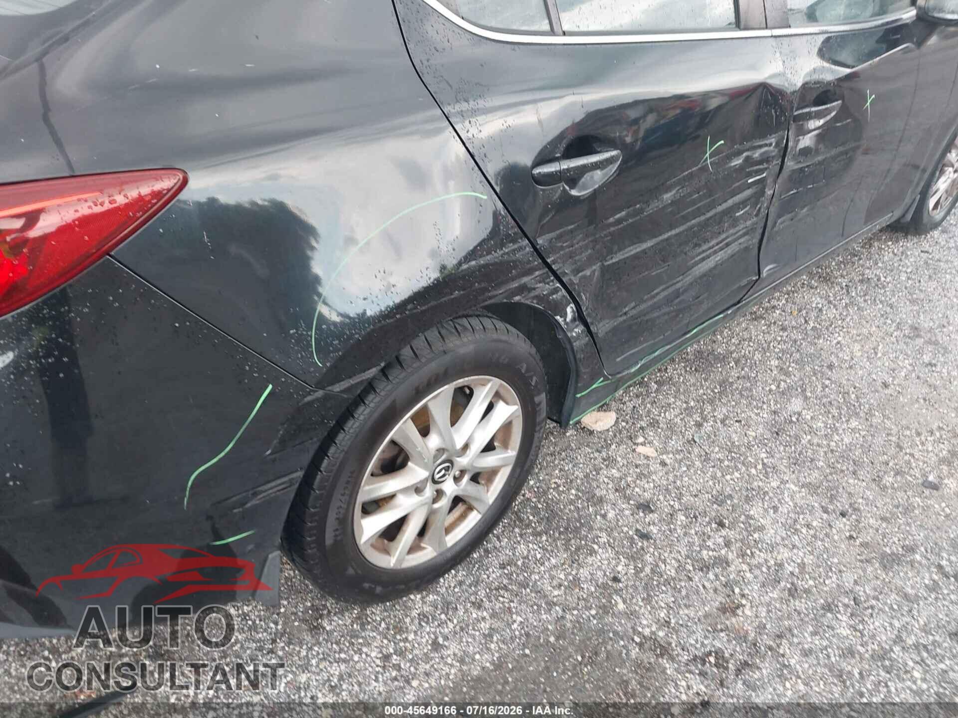 MAZDA MAZDA3 2016 - JM1BM1W78G1343473