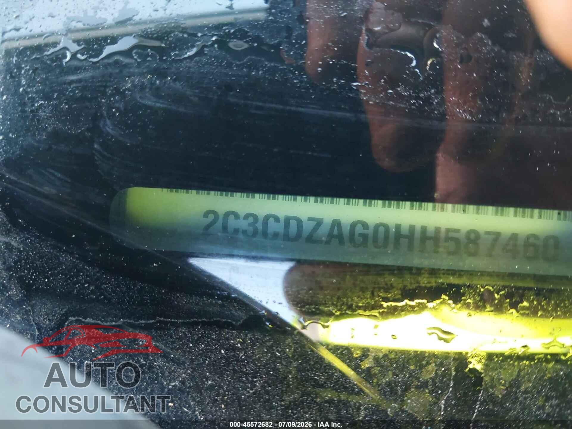 DODGE CHALLENGER 2017 - 2C3CDZAG0HH587460