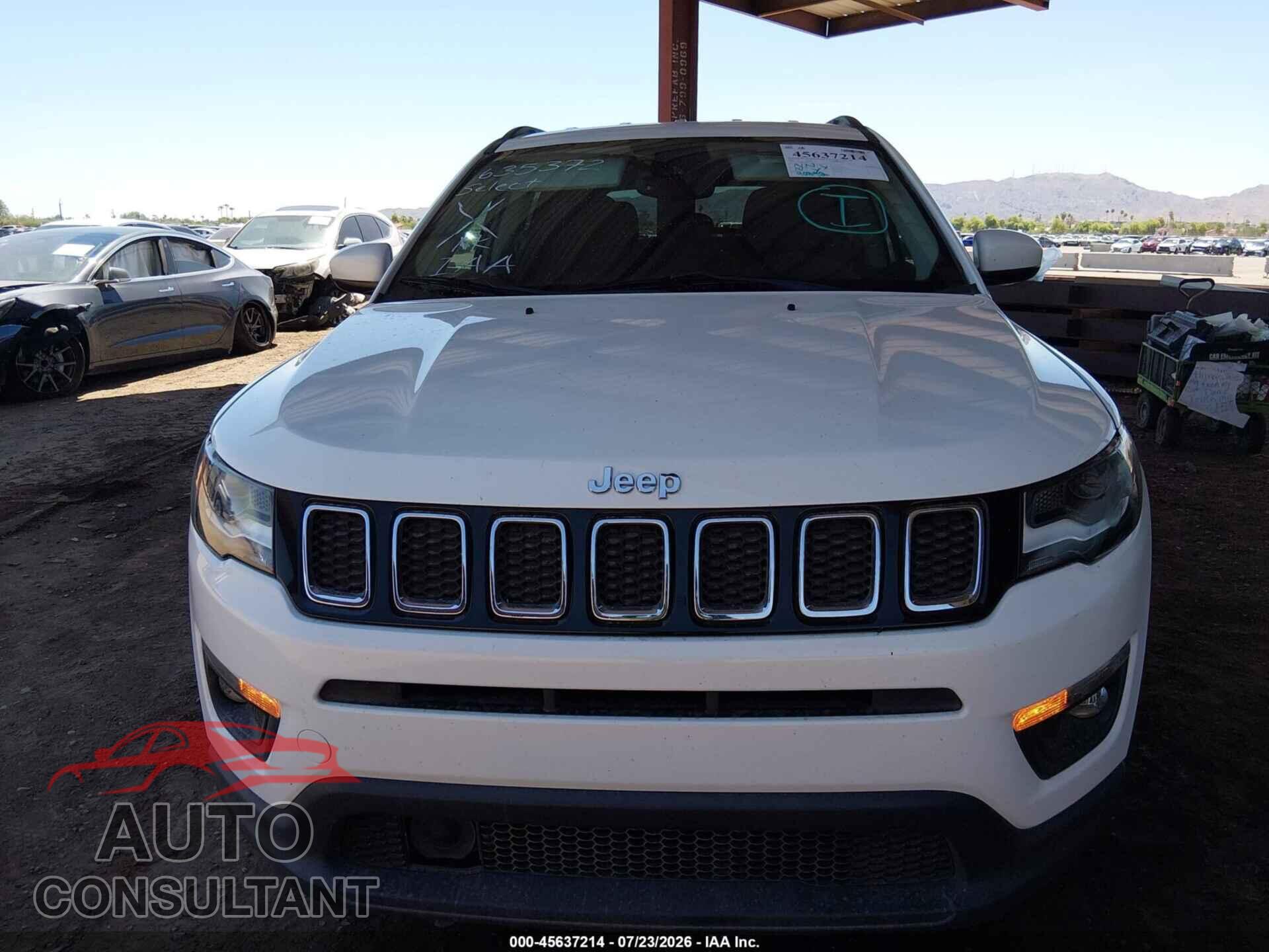 JEEP COMPASS 2017 - 3C4NJDBB0HT635372
