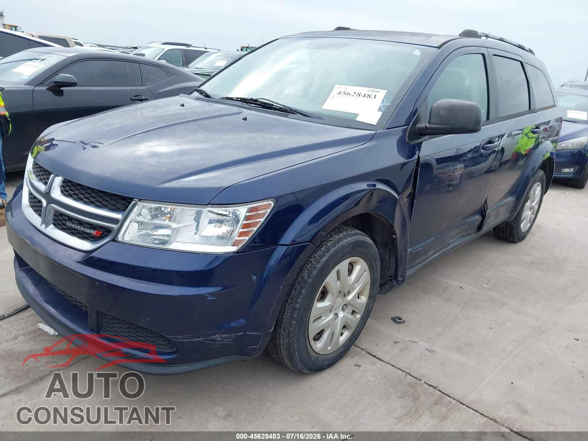DODGE JOURNEY 2017 - 3C4PDCAB7HT604583