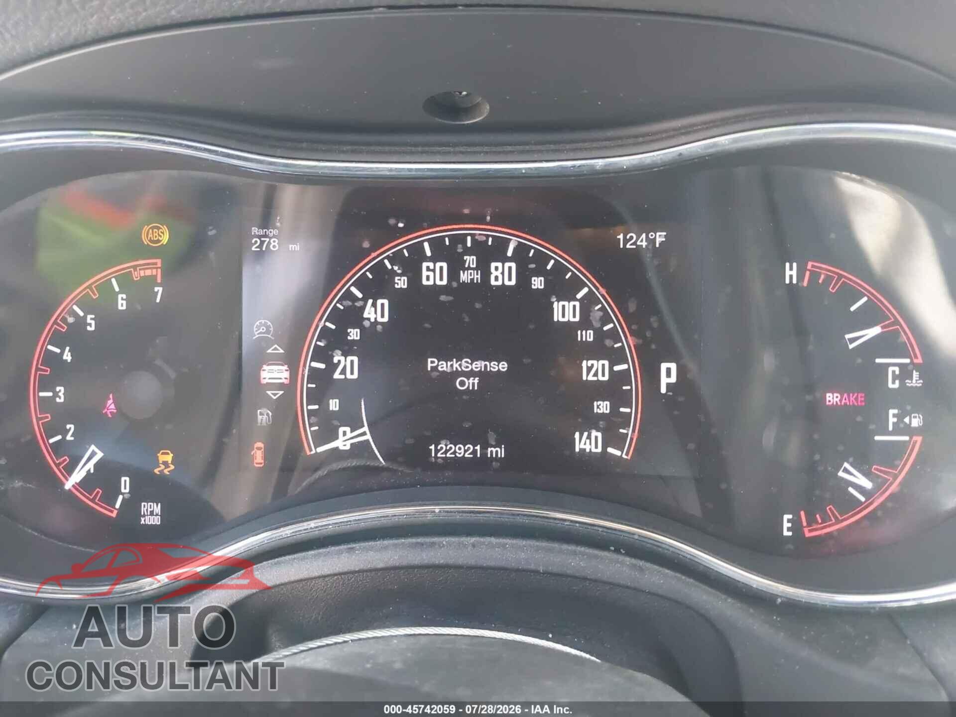 DODGE DURANGO 2017 - 1C4RDHDG2HC774276