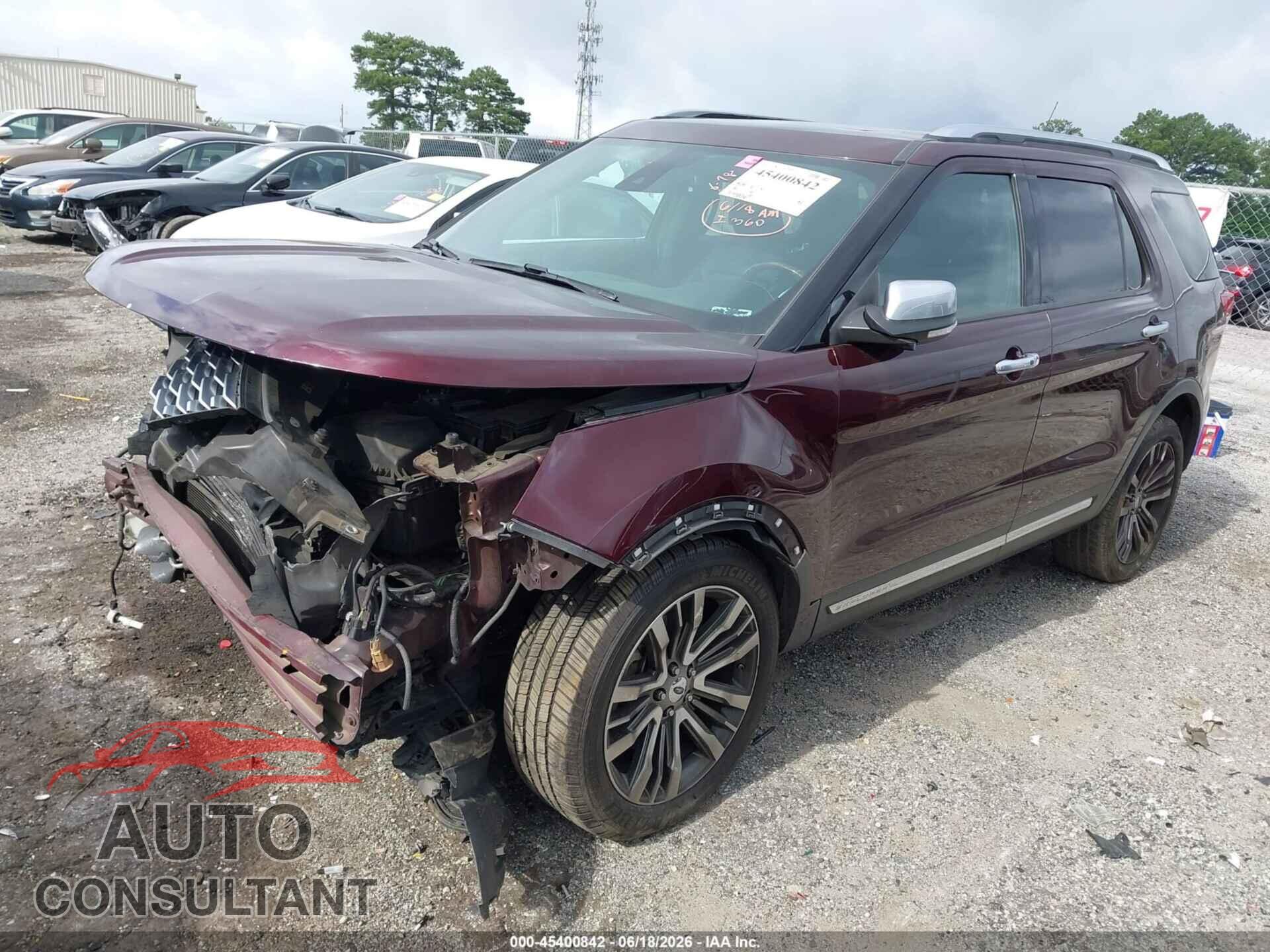 FORD EXPLORER 2018 - 1FM5K8HTXJGB76555