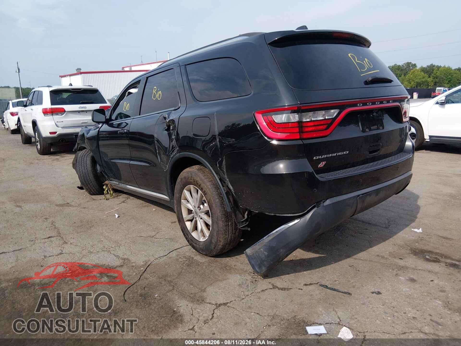DODGE DURANGO 2019 - 1C4RDJAG9KC744498