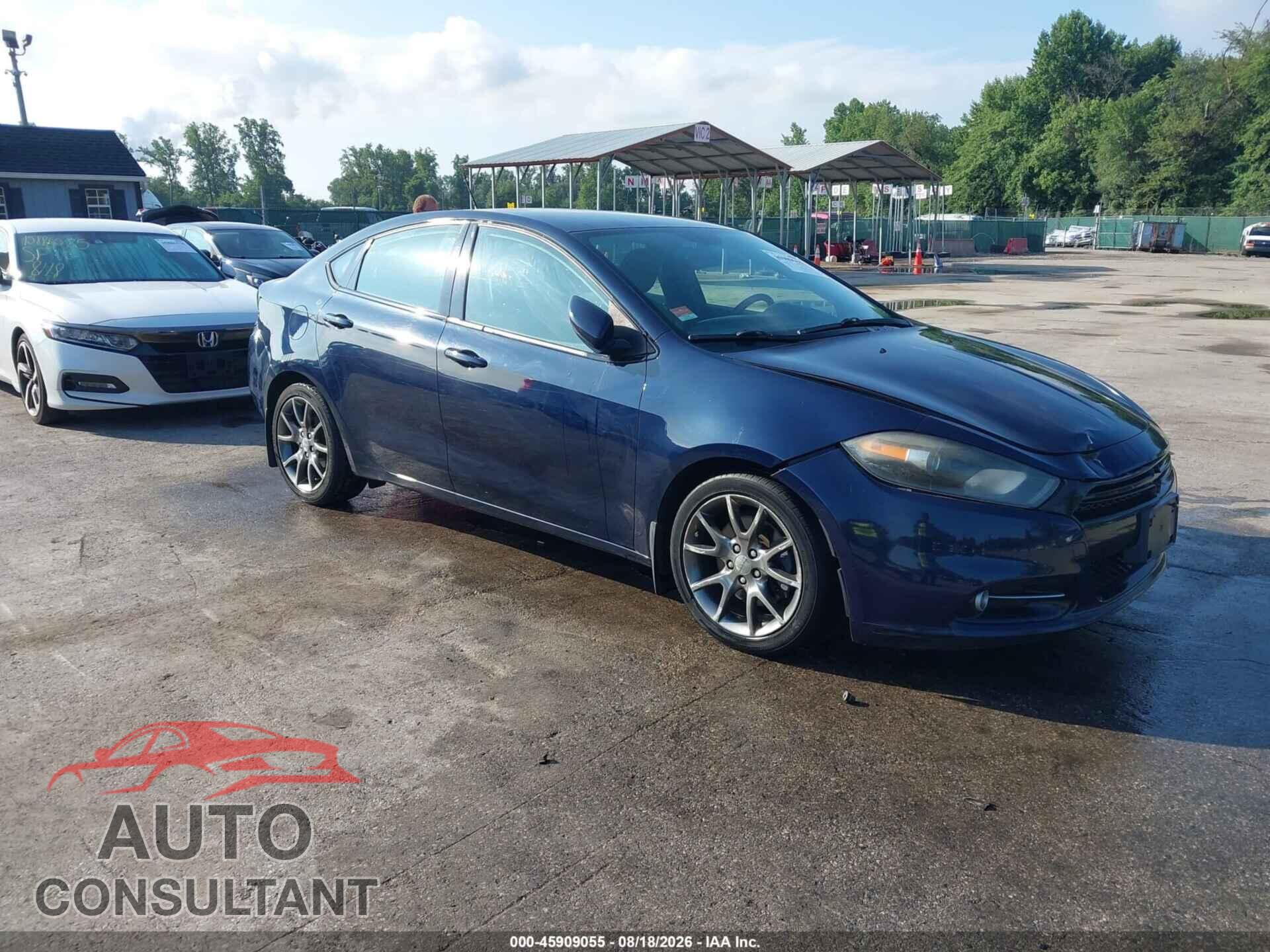 DODGE DART 2013 - 1C3CDFBA8DD336833