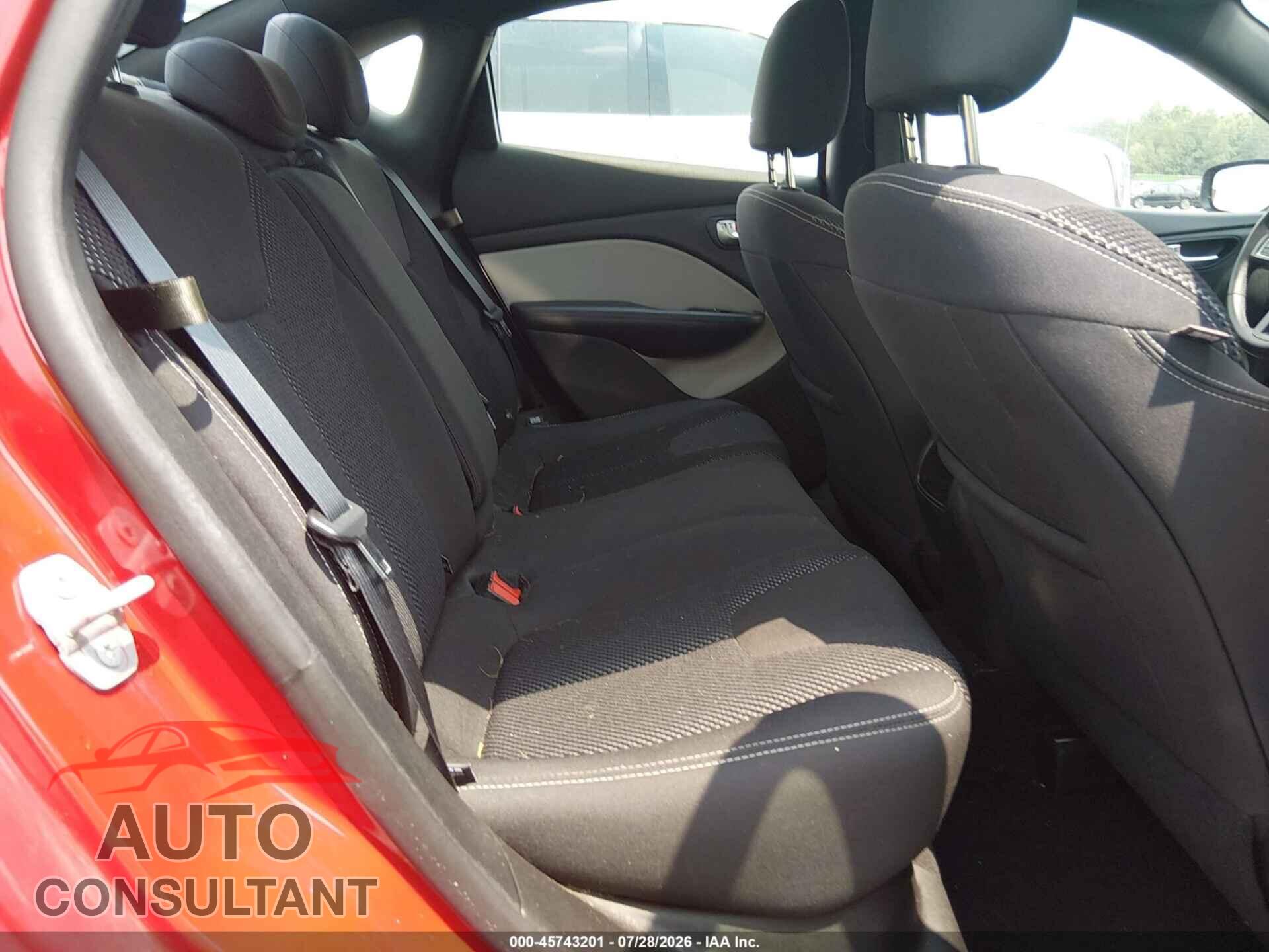 DODGE DART 2016 - 1C3CDFBB2GD644450