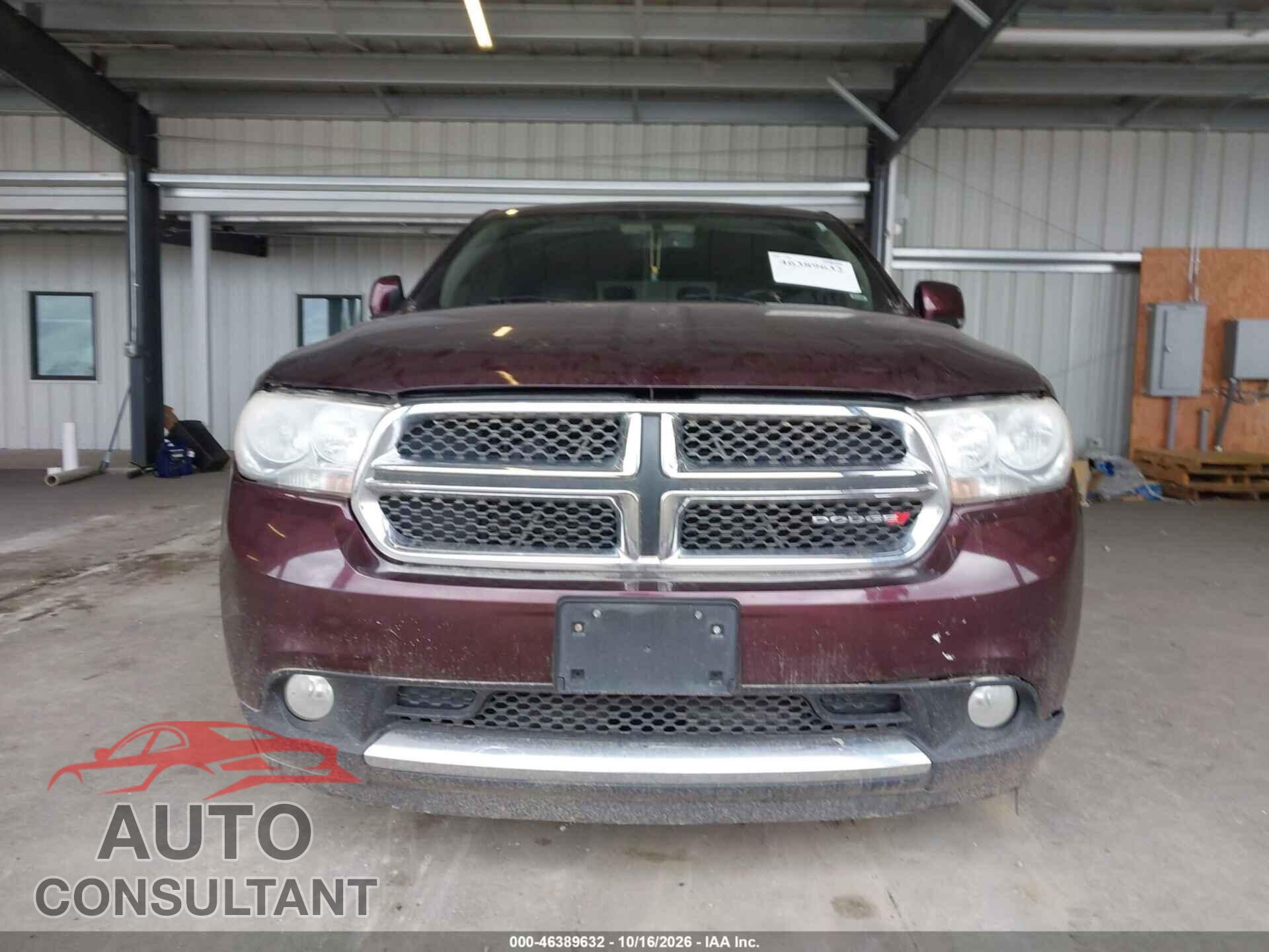 DODGE DURANGO 2012 - 1C4SDJDT7CC309443