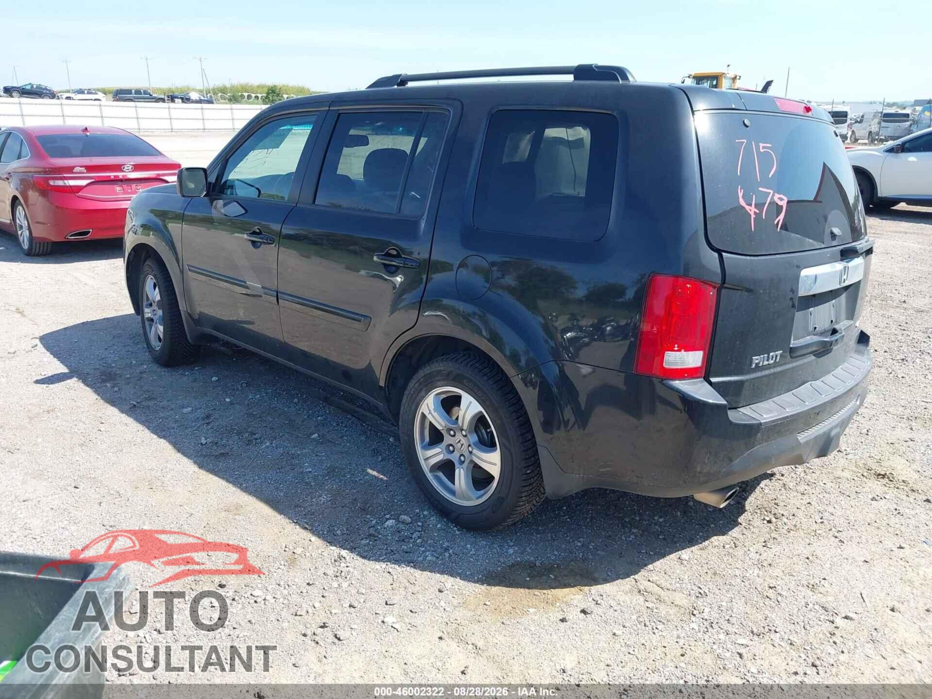 HONDA PILOT 2013 - 5FNYF4H77DB018366