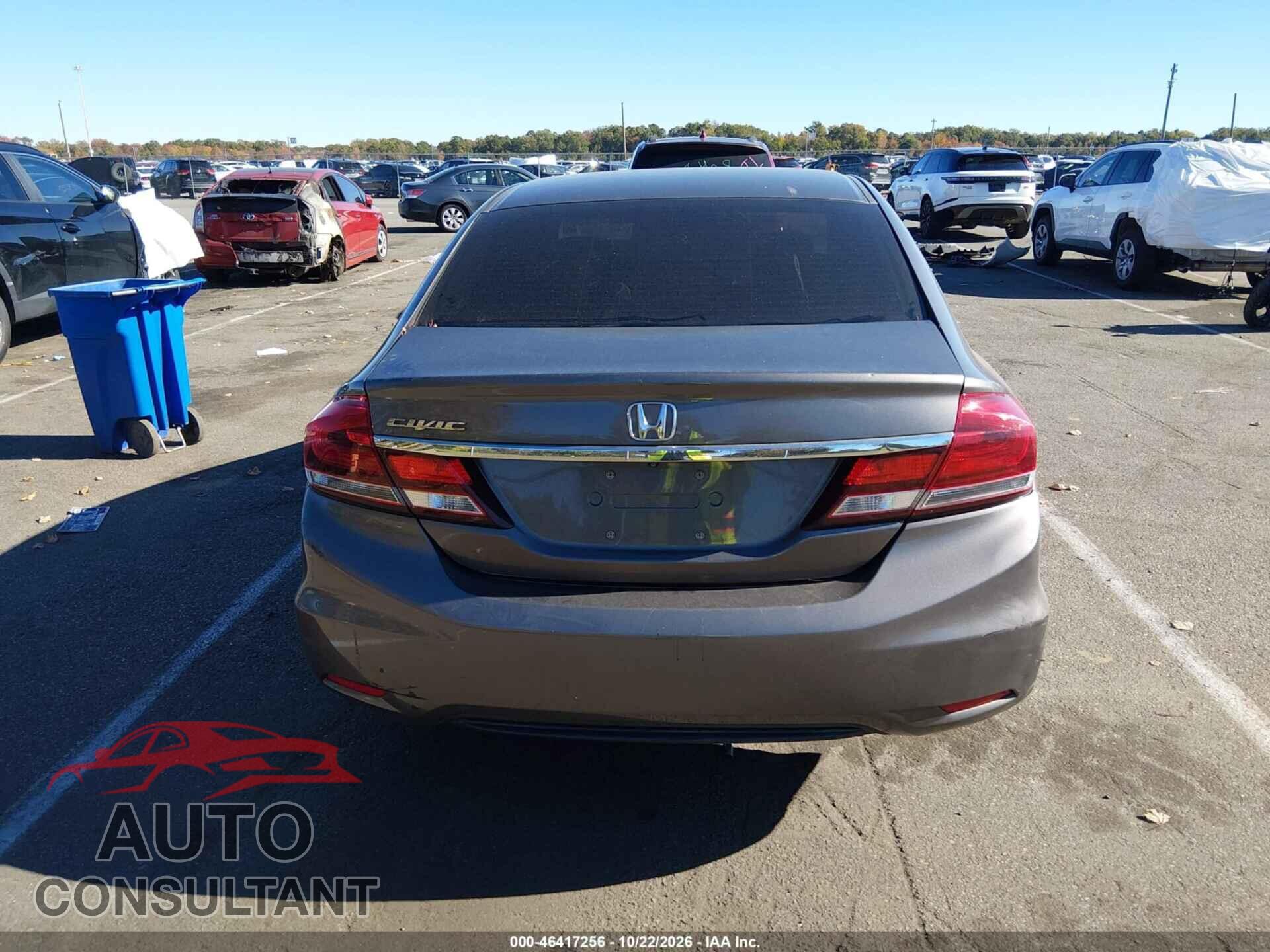 HONDA CIVIC 2013 - 19XFB2F94DE249064