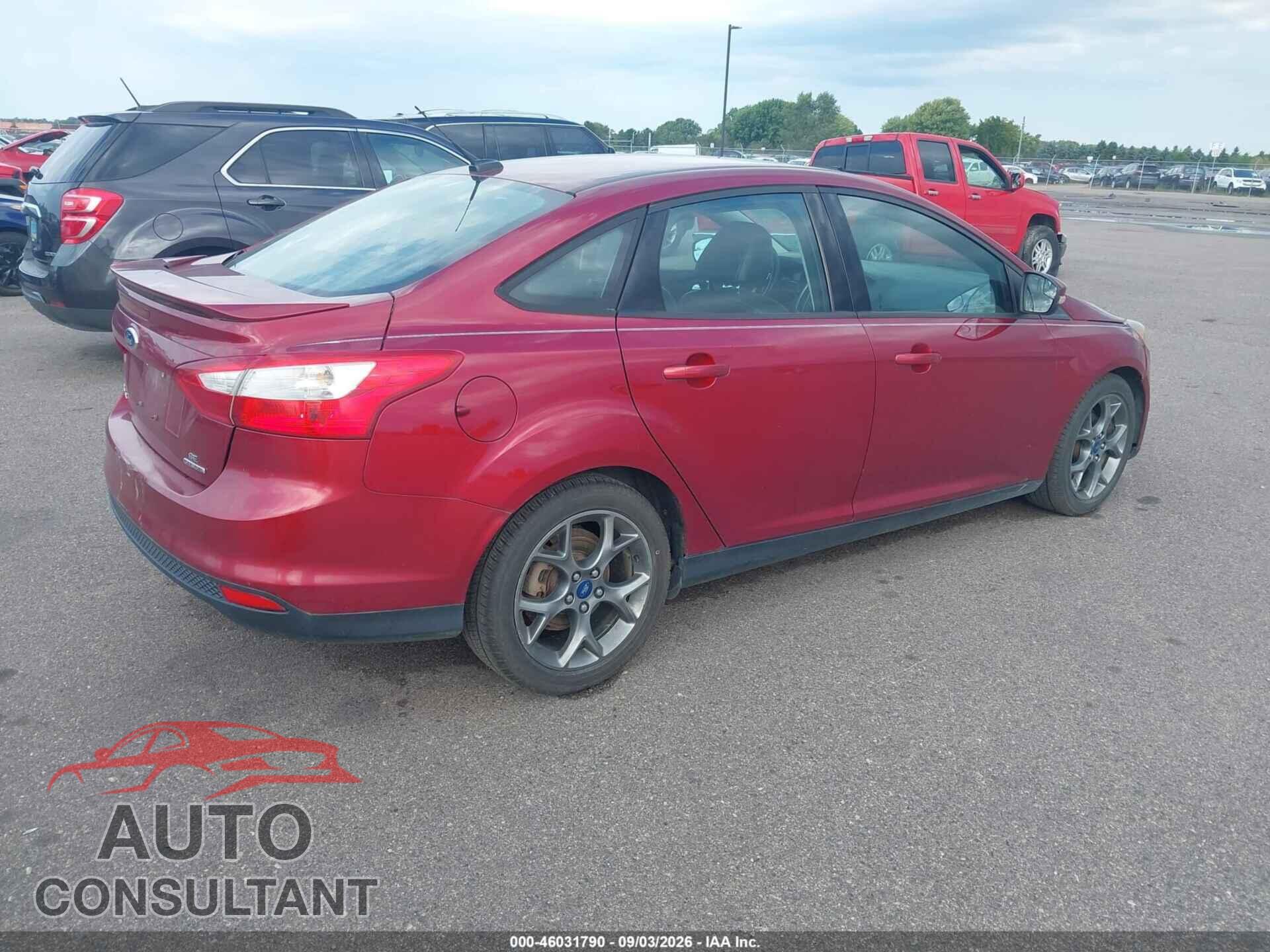 FORD FOCUS 2013 - 1FADP3F29DL156426