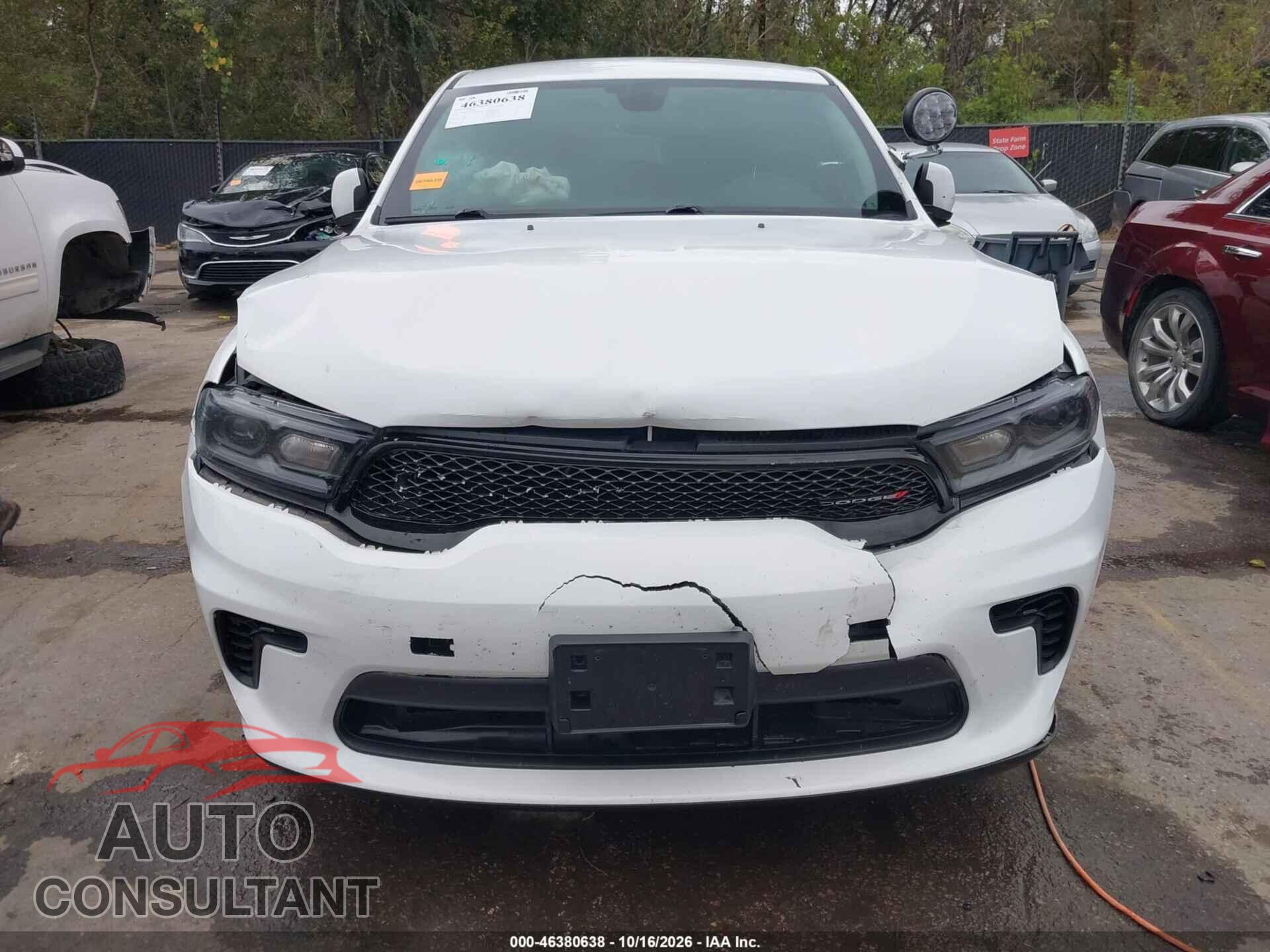 DODGE DURANGO 2021 - 1C4RDJFG0MC662932