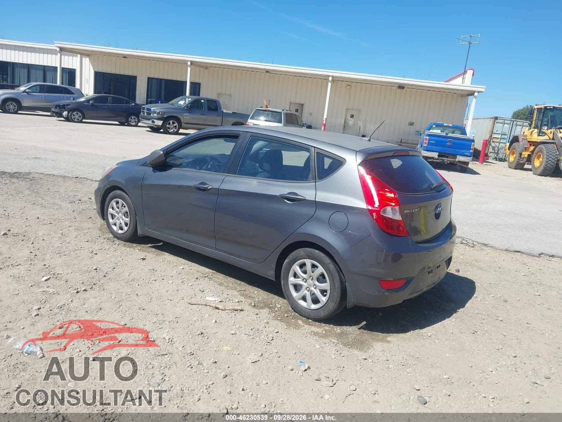 HYUNDAI ACCENT 2012 - KMHCT5AE2CU012607