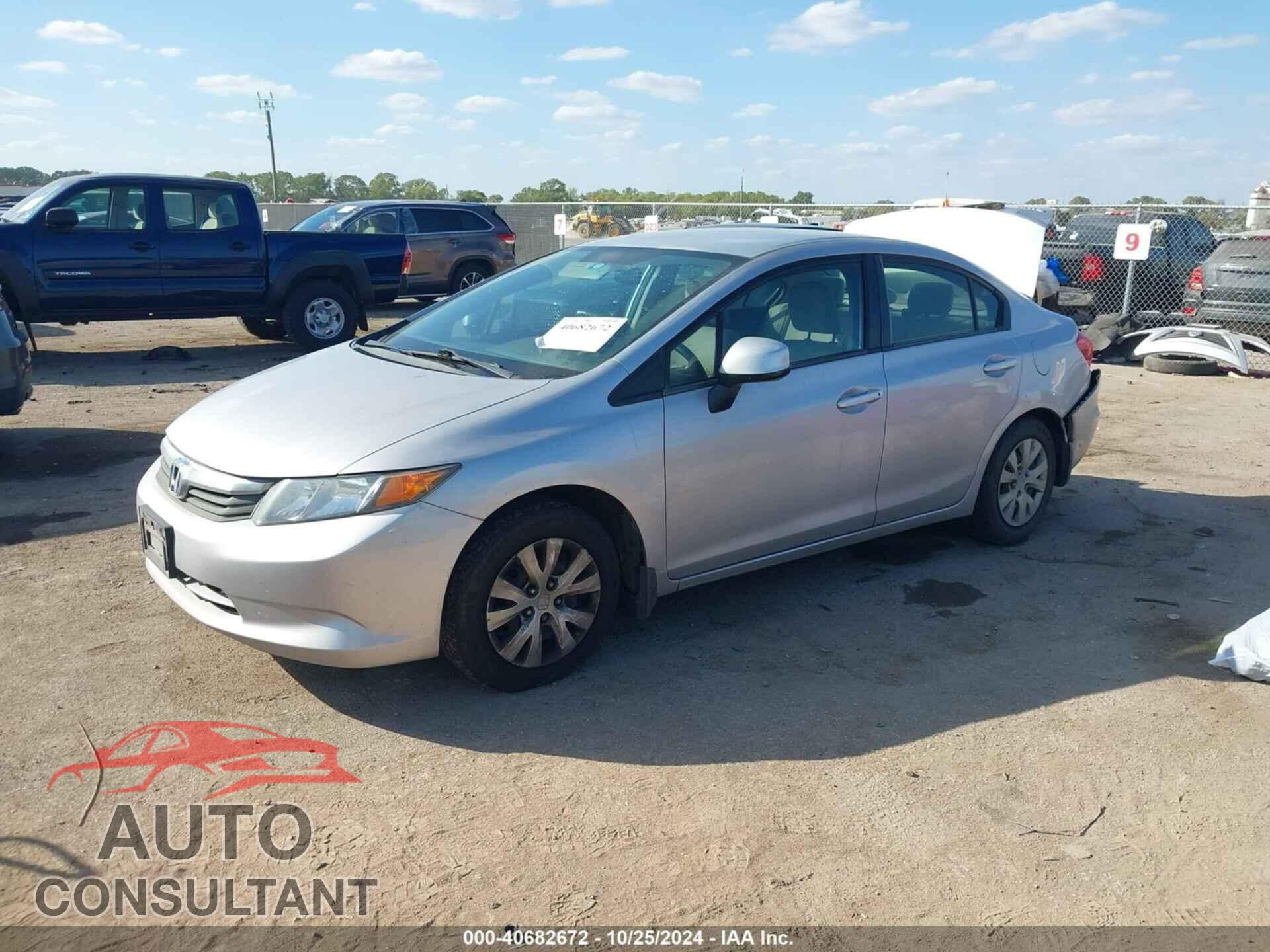 HONDA CIVIC SDN 2012 - 2HGFB2F59CH334807
