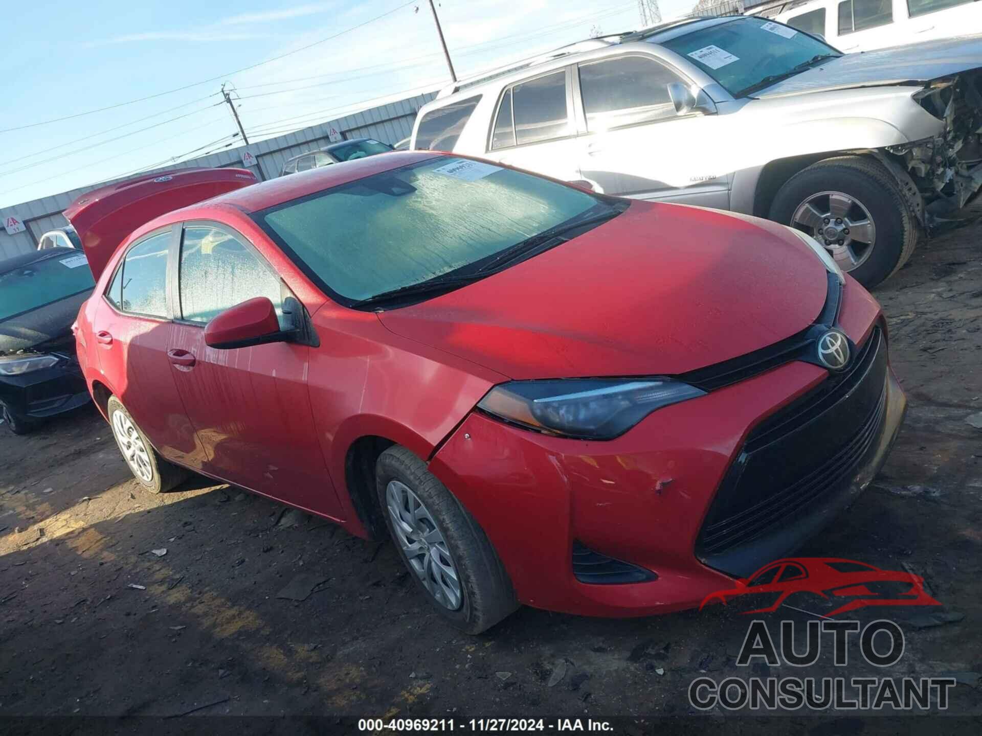 TOYOTA COROLLA 2019 - 5YFBURHE7KP929225