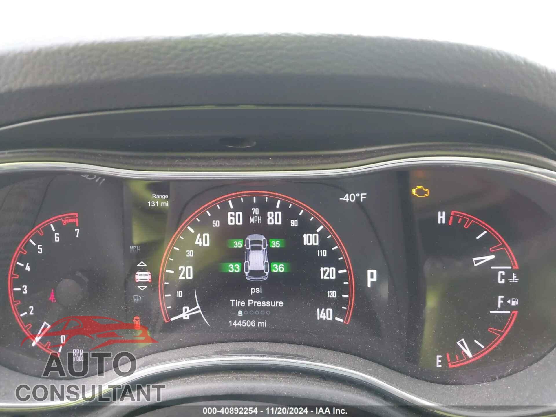 DODGE DURANGO 2014 - 1C4RDJDG3EC450045