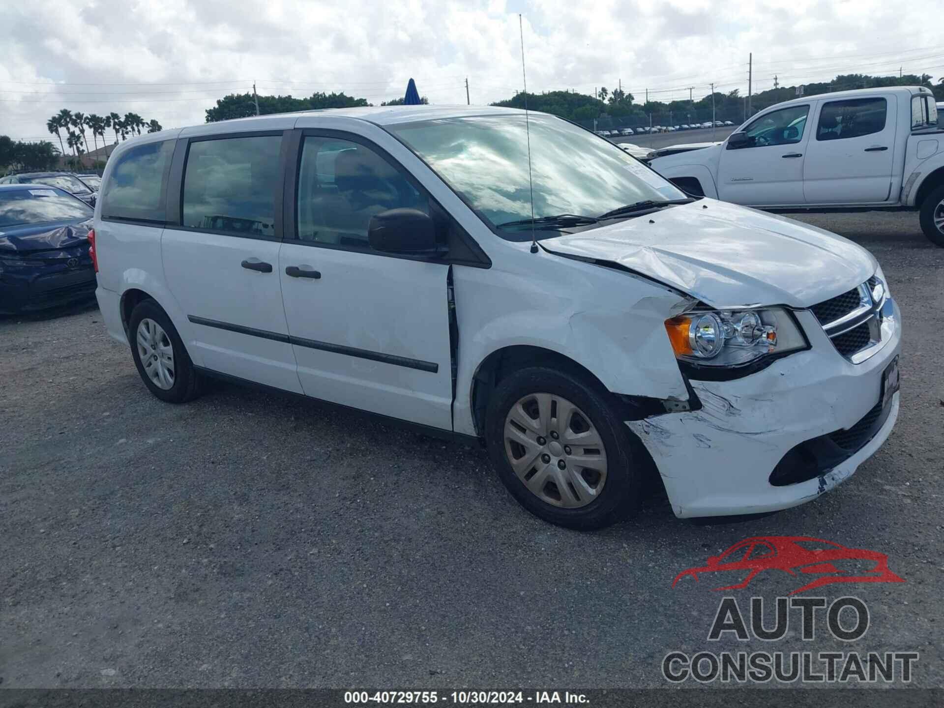 DODGE GRAND CARAVAN 2014 - 2C4RDGBG7ER450496