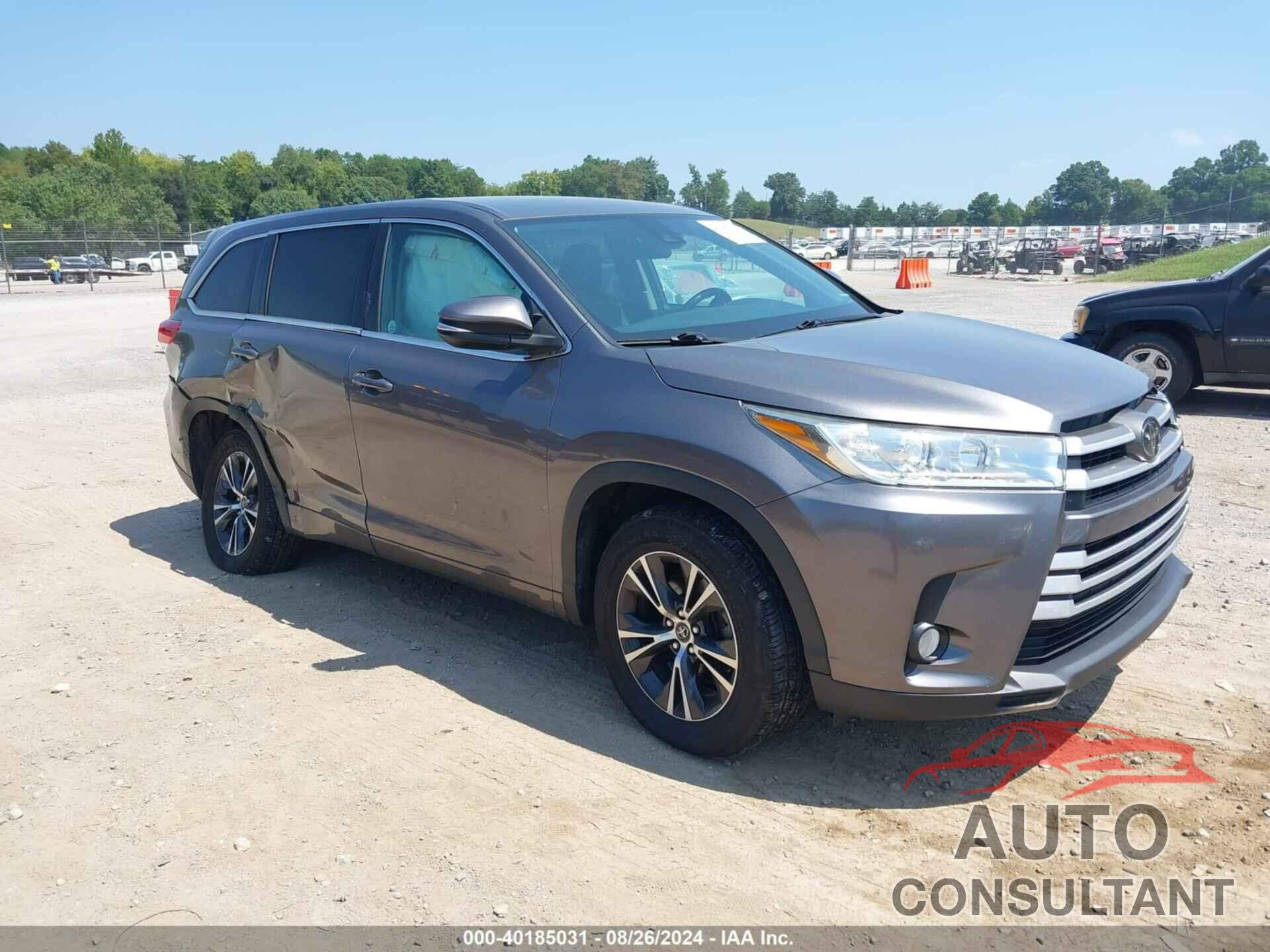 TOYOTA HIGHLANDER 2018 - 5TDZZRFHXJS268244