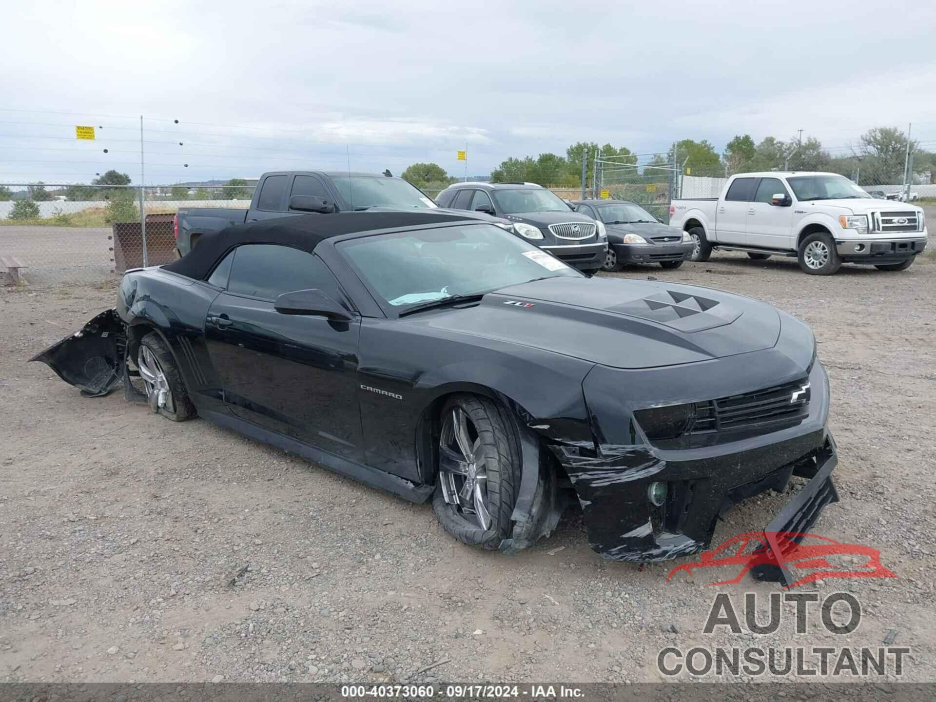 CHEVROLET CAMARO 2013 - 2G1FZ3DP1D9806345