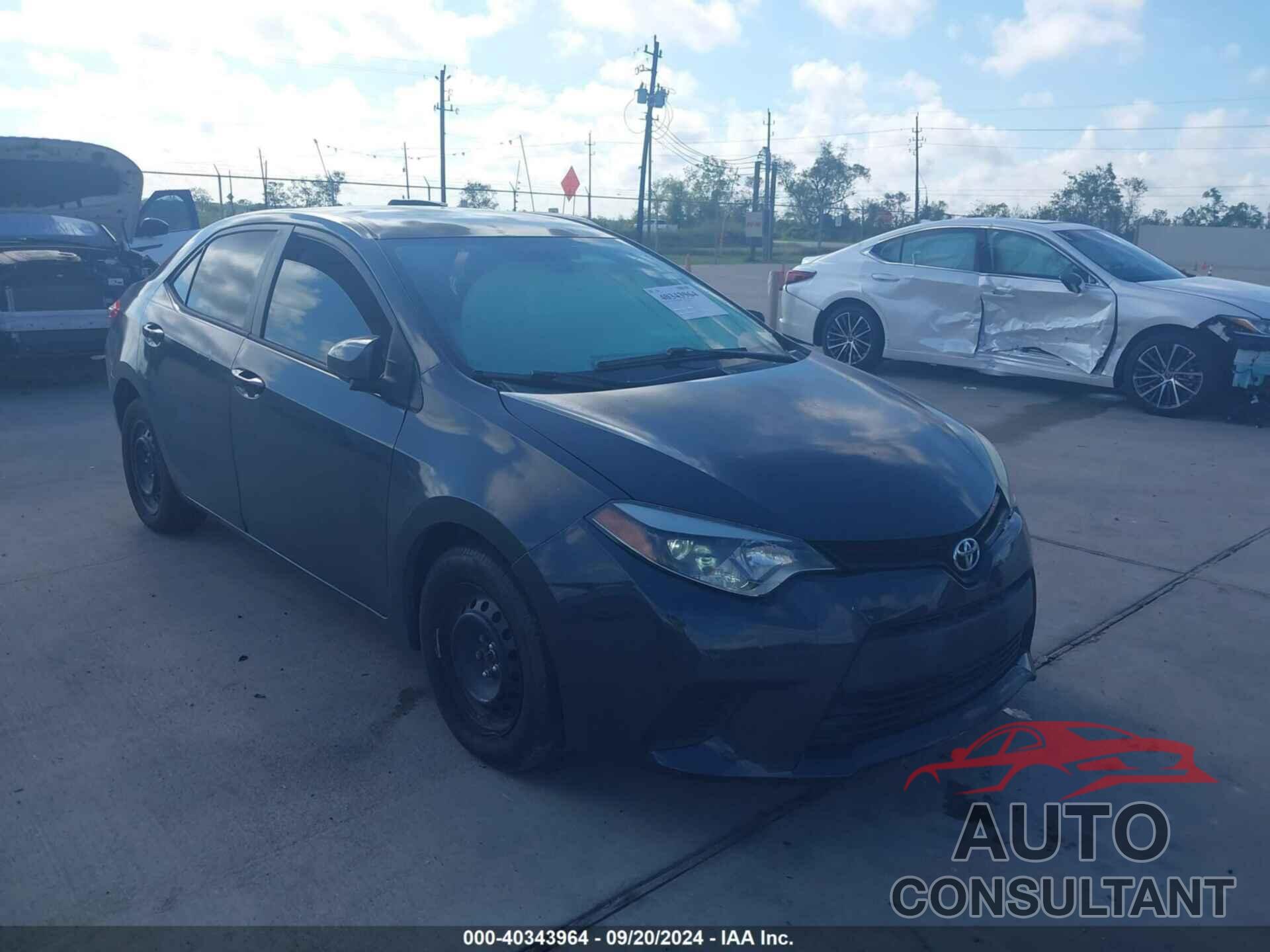 TOYOTA COROLLA 2016 - 5YFBURHE6GP461687