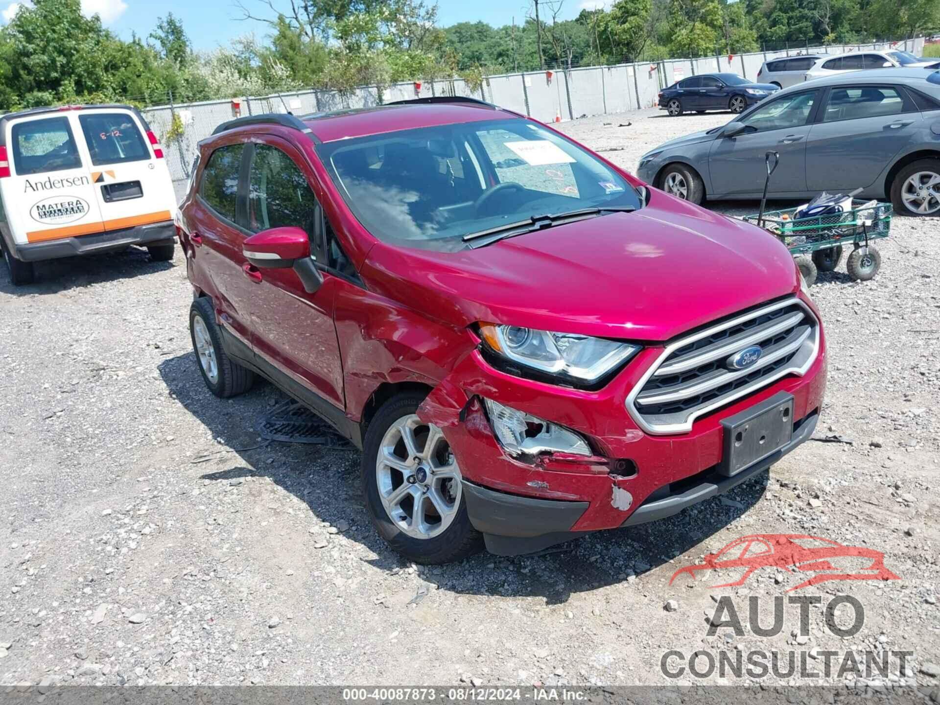 FORD ECOSPORT 2019 - MAJ3S2GE5KC281692