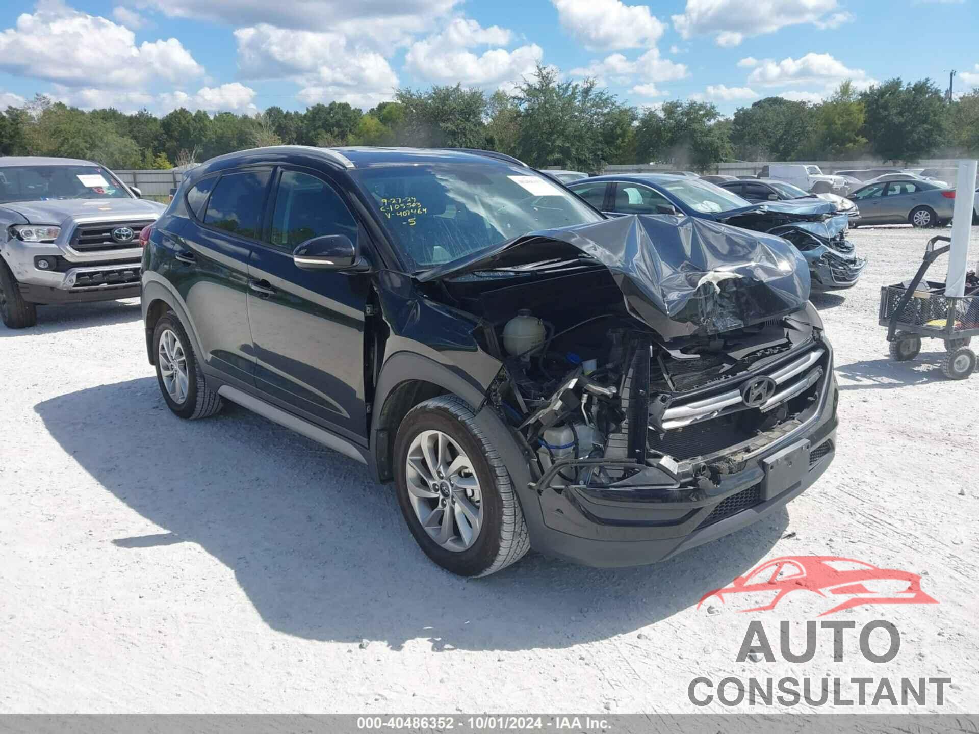 HYUNDAI TUCSON 2017 - KM8J3CA46HU407464