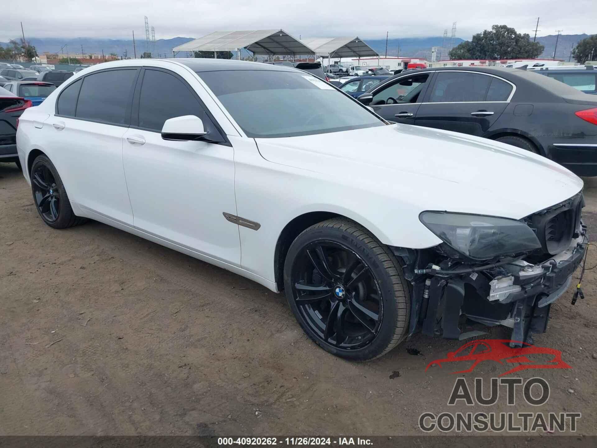 BMW 750LI 2012 - WBAKC8C51CC435454