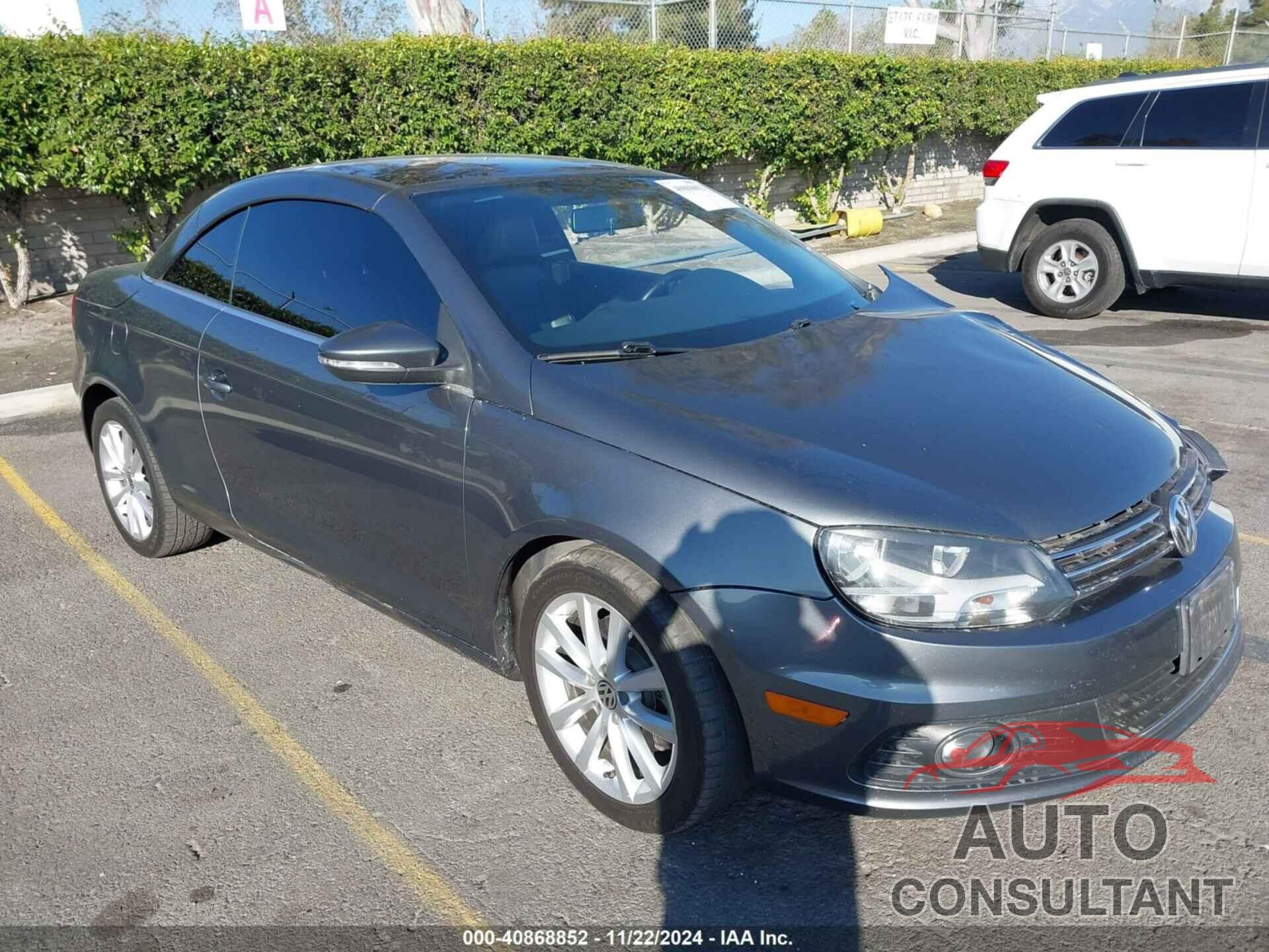 VOLKSWAGEN EOS 2012 - WVWBW7AH7CV009807